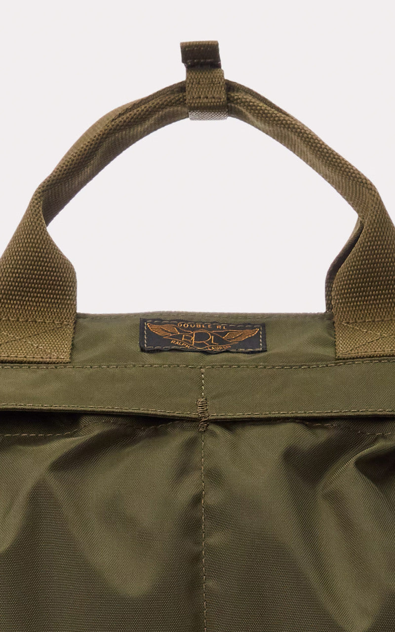 RRL Nylon Canvas Utility Bag Olive Drab