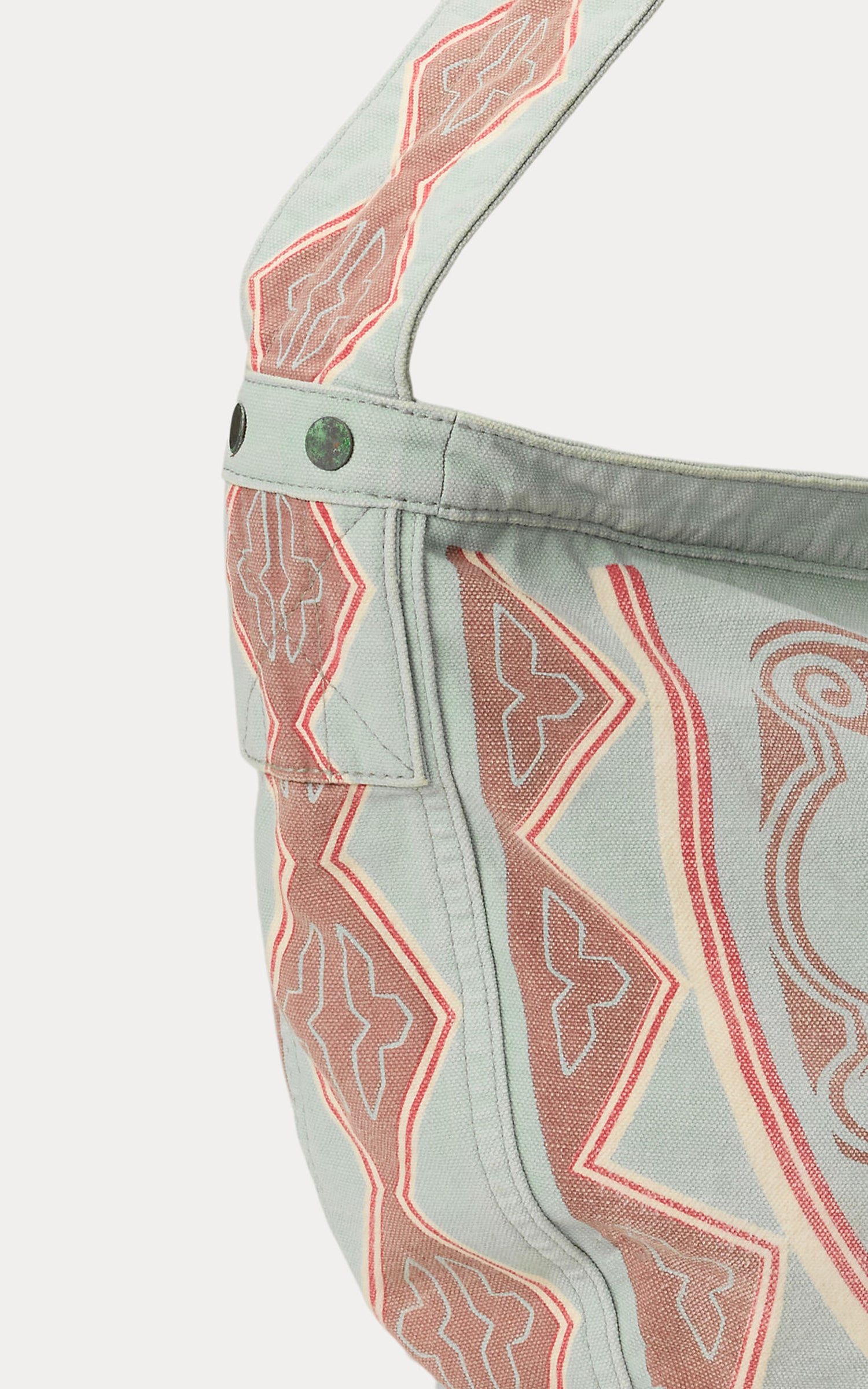 RRL Canvas Newsboy Bag Cream