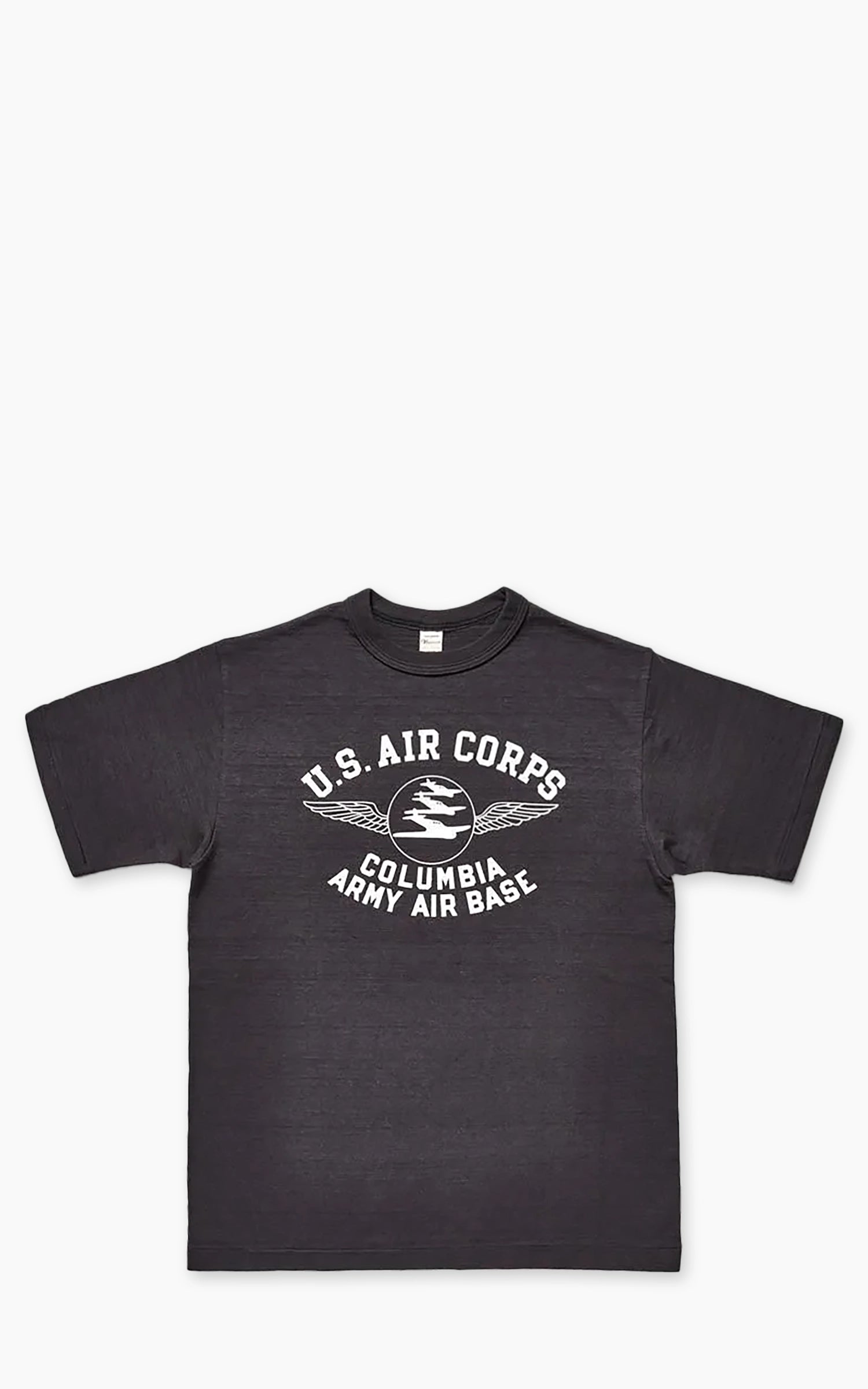 Warehouse & Co. Lot 4601 Columbia Army Air Base T-Shirt Sumi Black