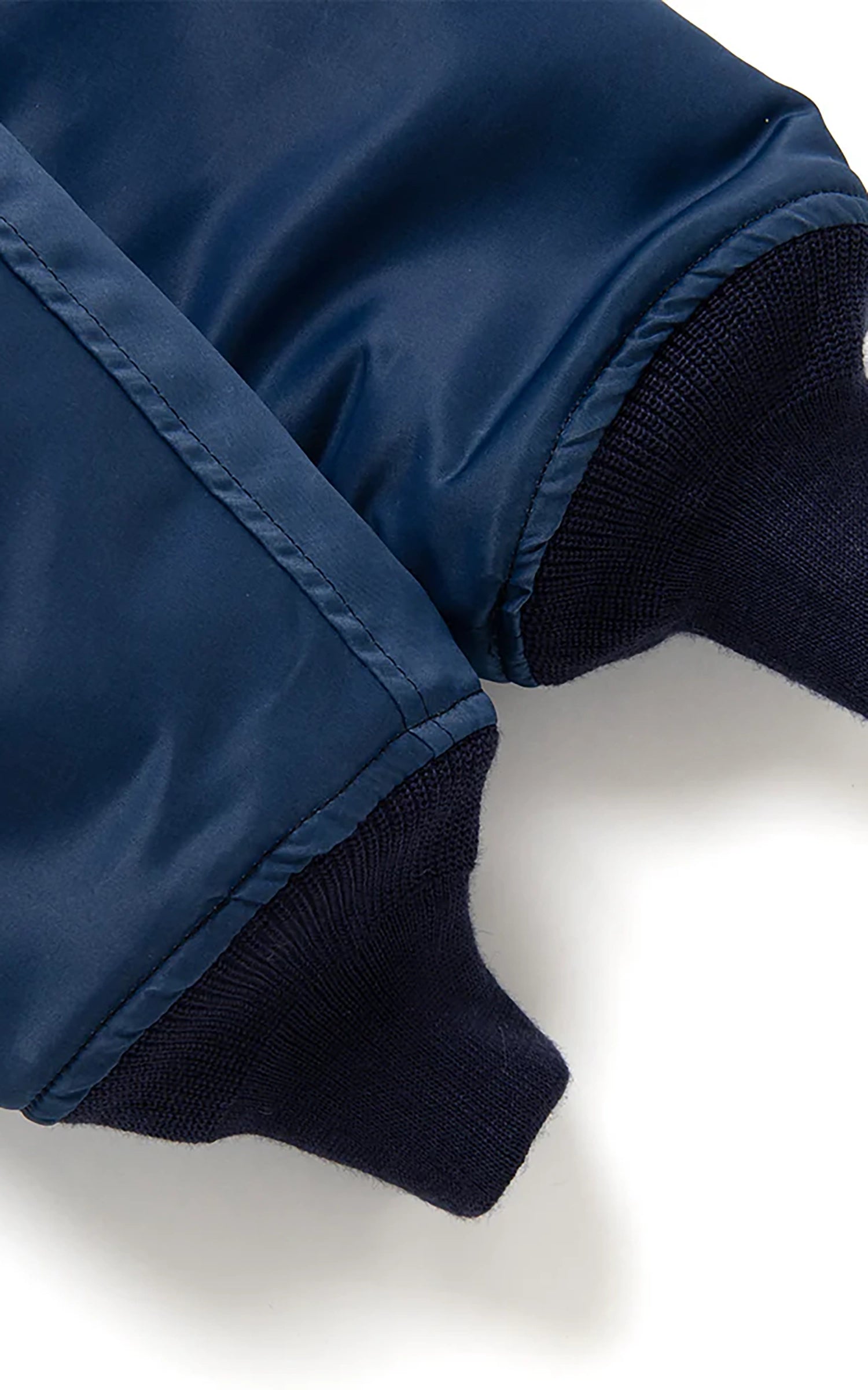 Studio D'Artisan 4623 Indigo-Dyed MA-1