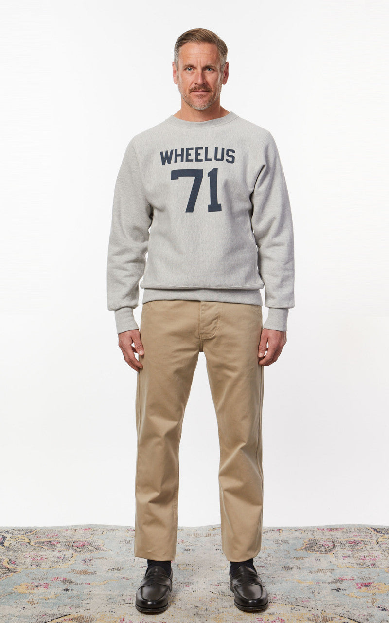 Warehouse & Co. 483 Wheelus Sweatshirt Heather Grey