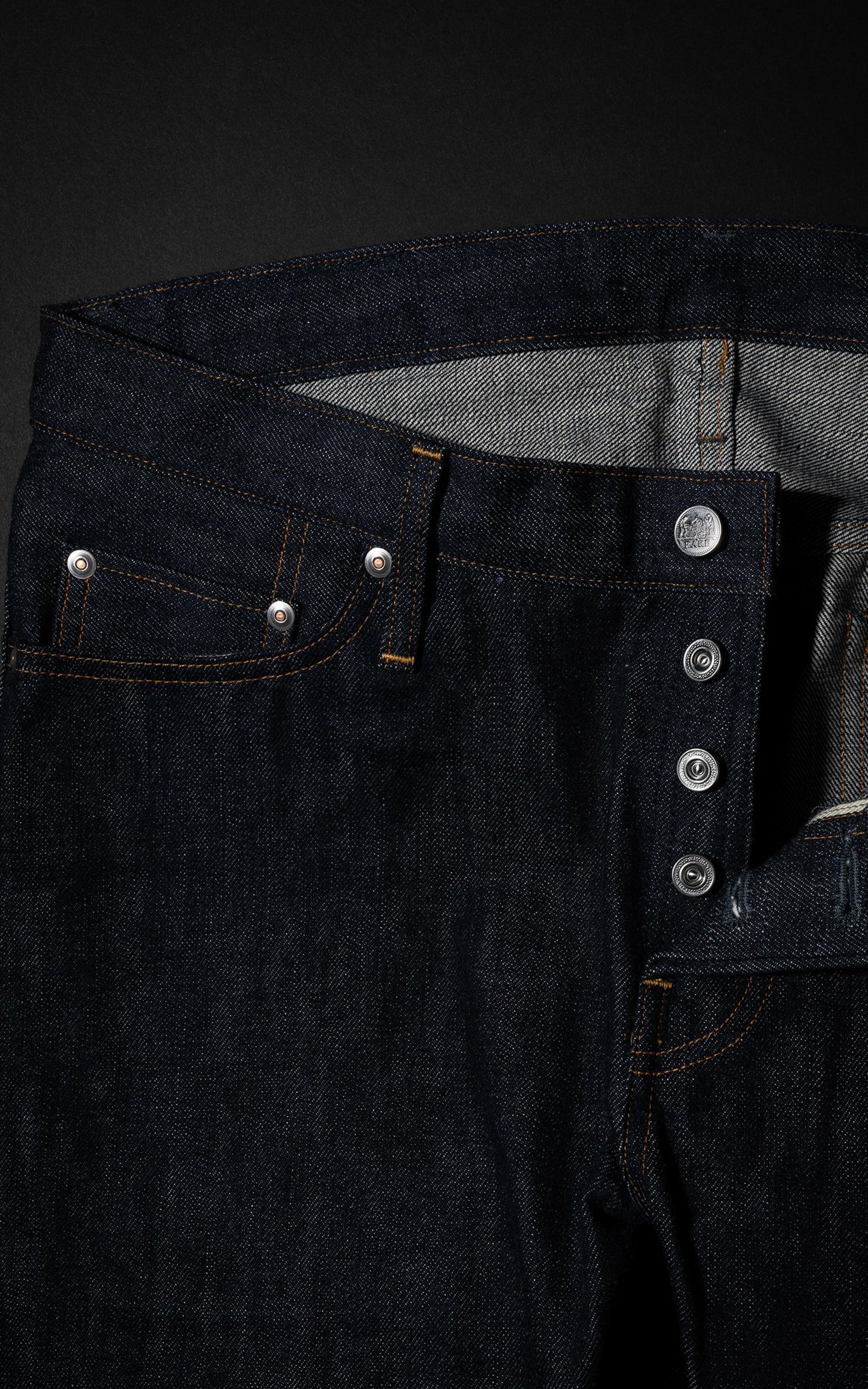 Big John Rare Straight Jeans Selvedge Indigo 15.5oz