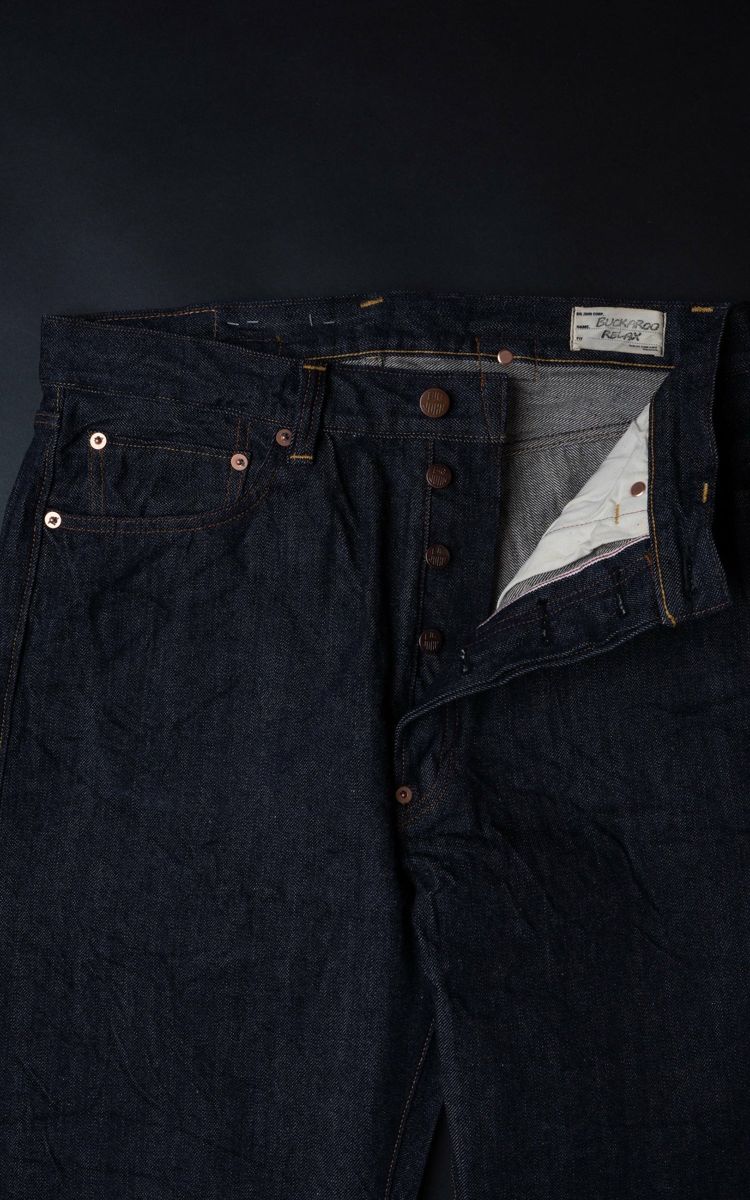 Big John Buckaroo Relaxed Jeans Selvedge Indigo