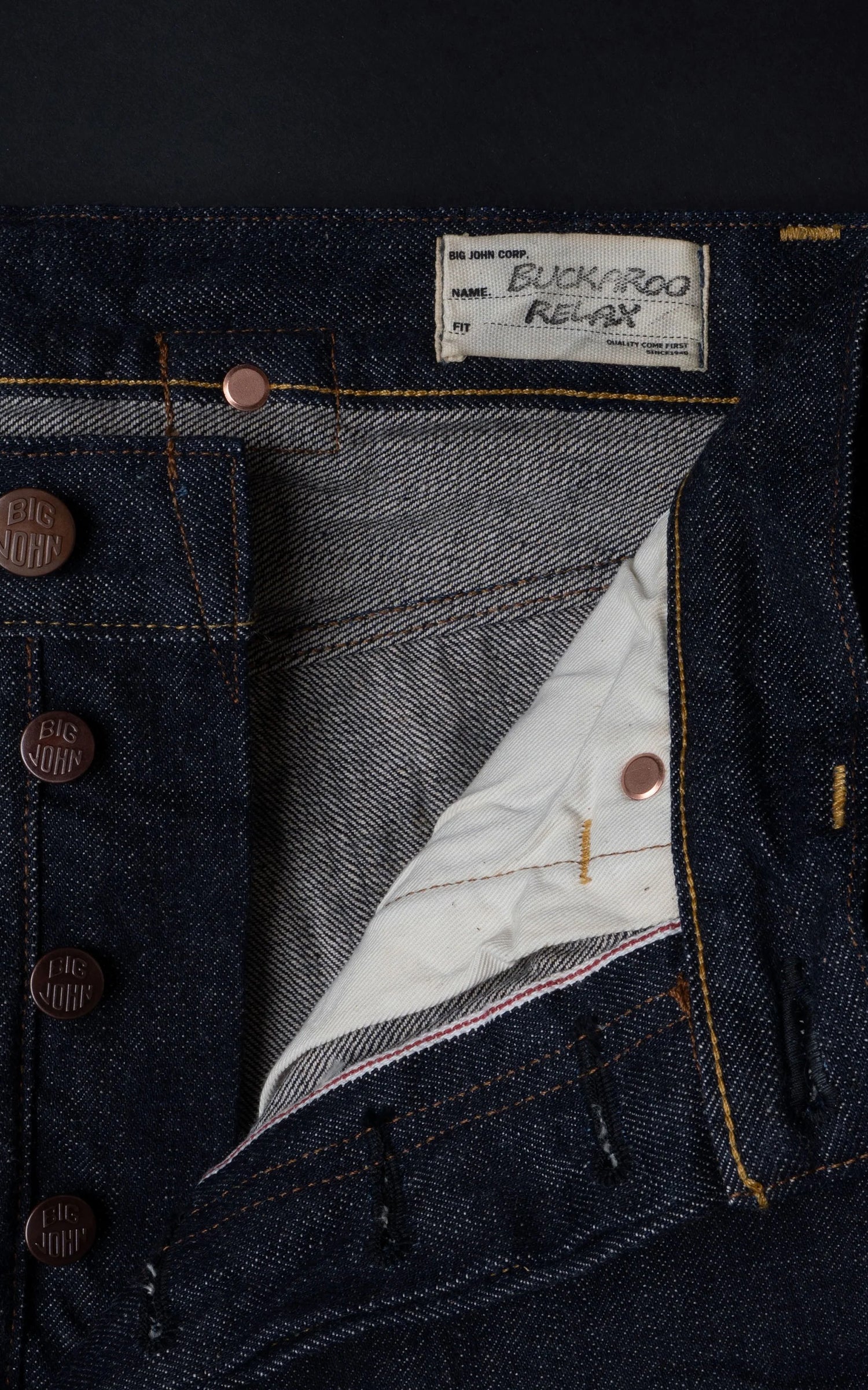 Big John Buckaroo Relaxed Jeans Selvedge Indigo