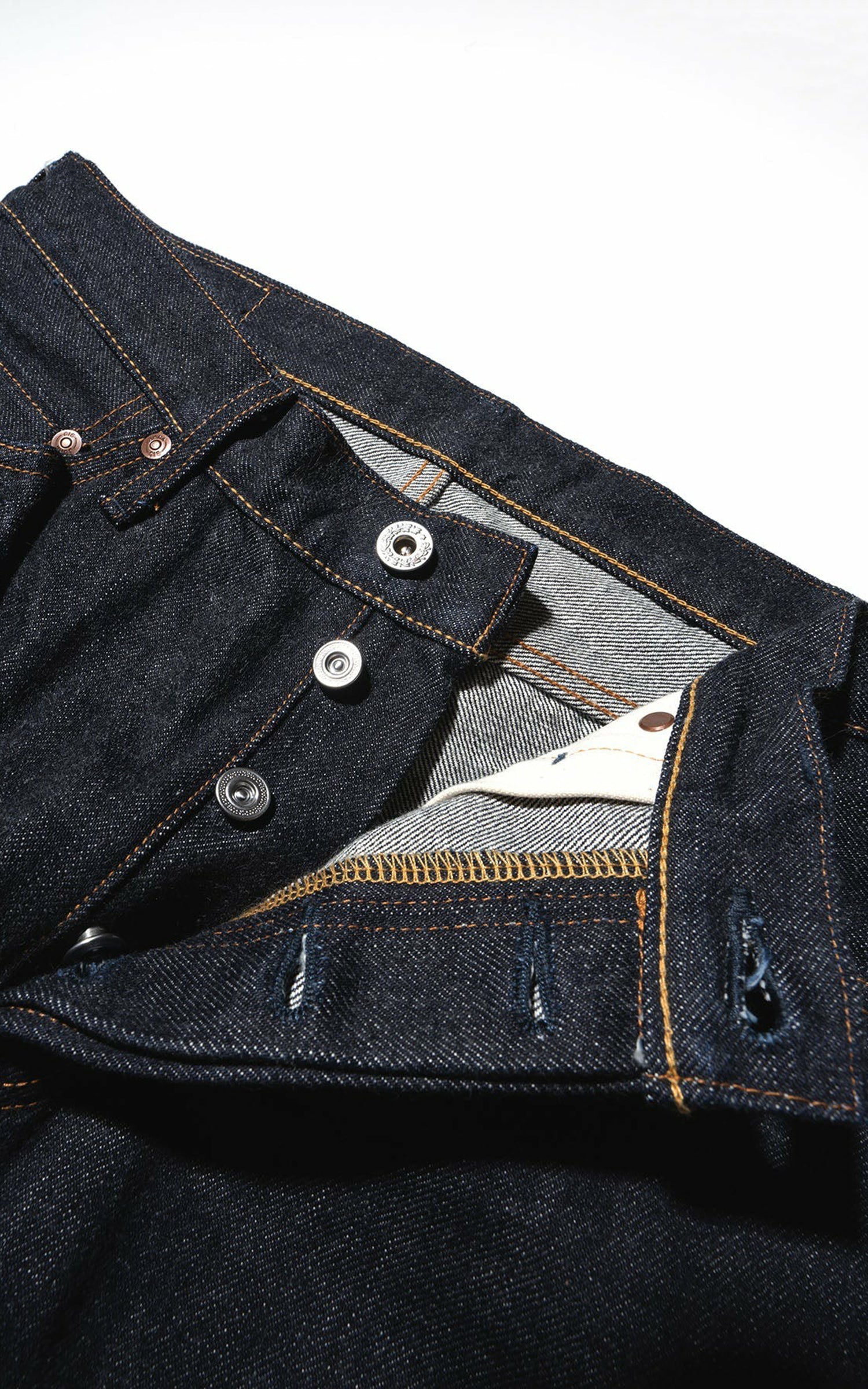Big John Heavy Gauge Straight Jeans Selvedge Indigo 17oz