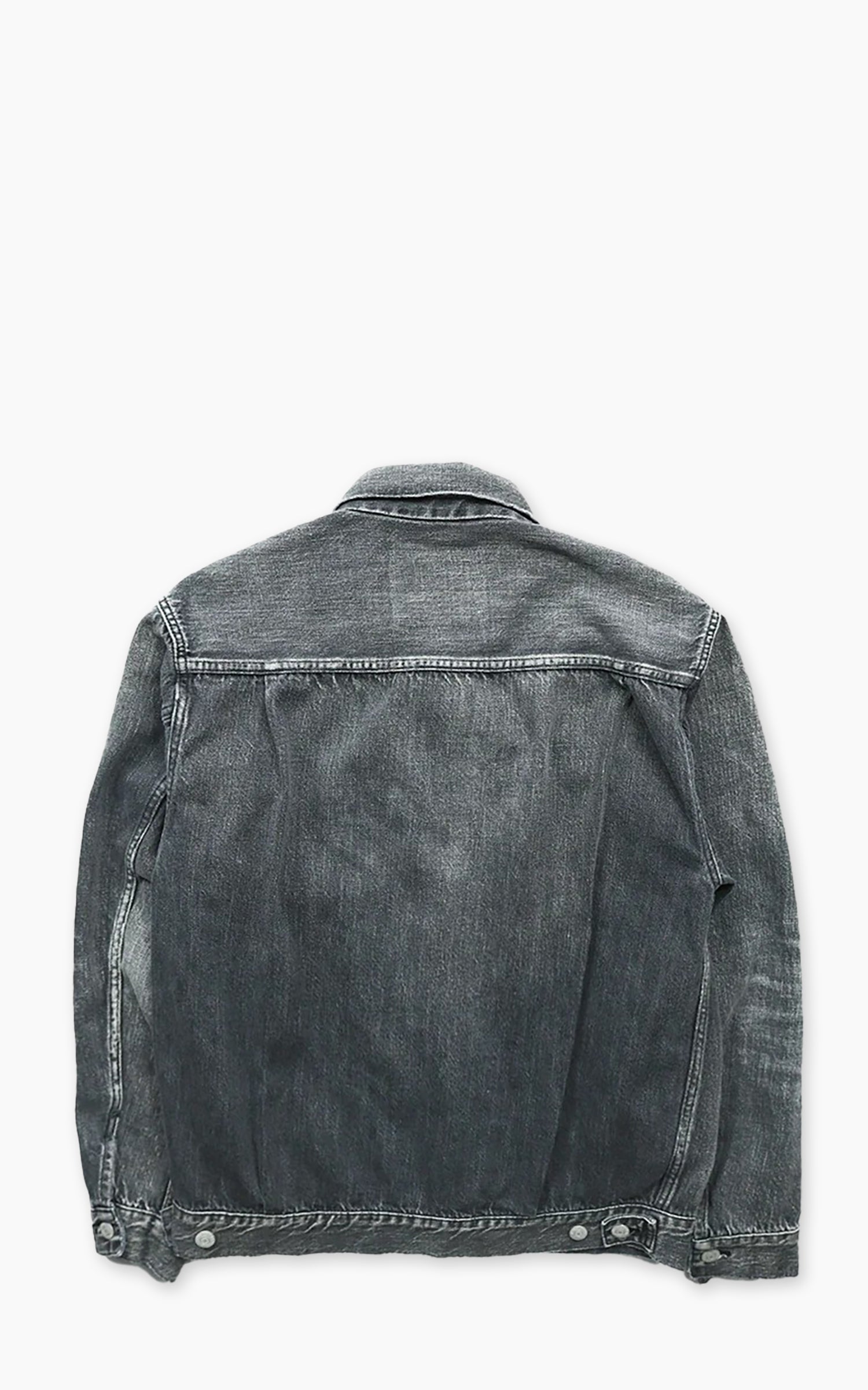 Fullcount 2102BKSSHW Type 2 Selvedge Super Smooth Denim Jacket Dartford Black