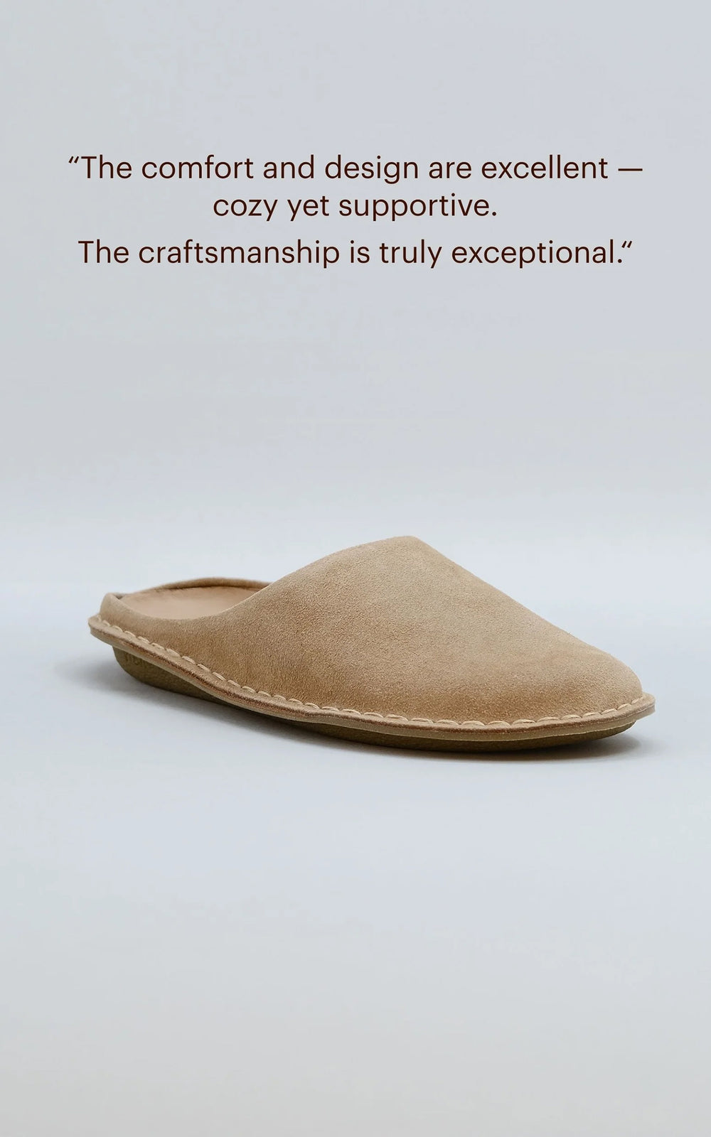 VIBAe ROMA Bio Suede Desert Tan