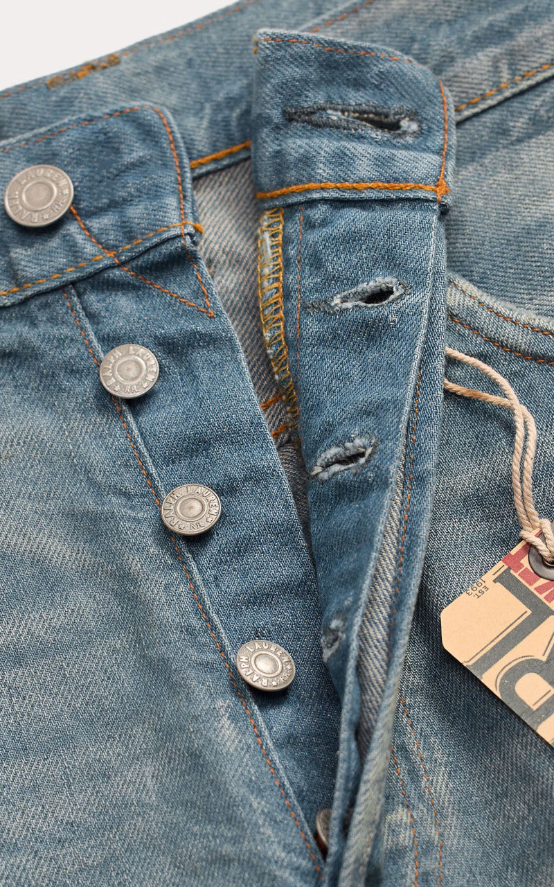 パンツ RRL Plainfield MNRRDNM10920122 RRL 5-Pocket Plainfield Selvedge Jean Plainfield Wash