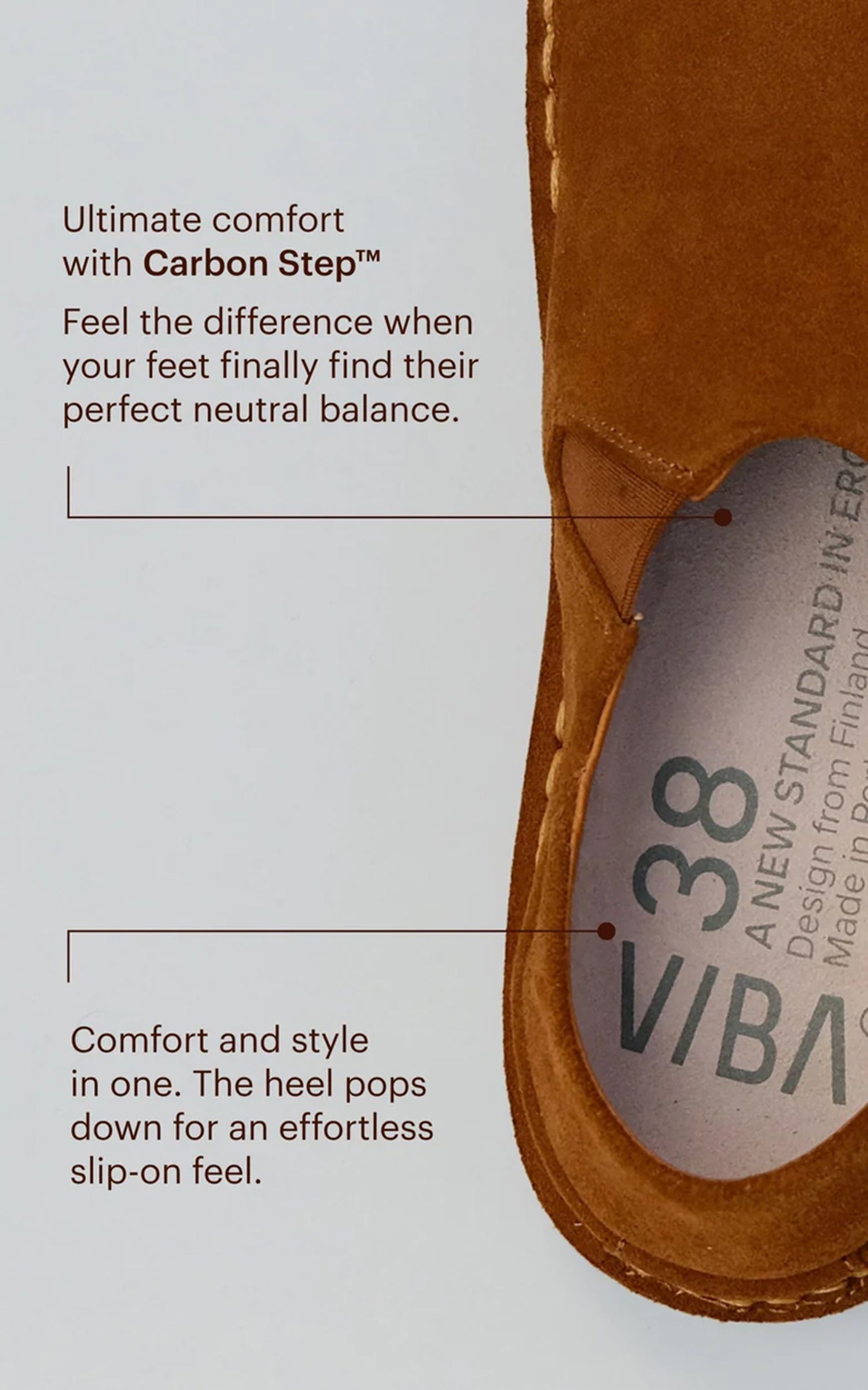 VIBAe ZUMA Bio Suede Tan Brown