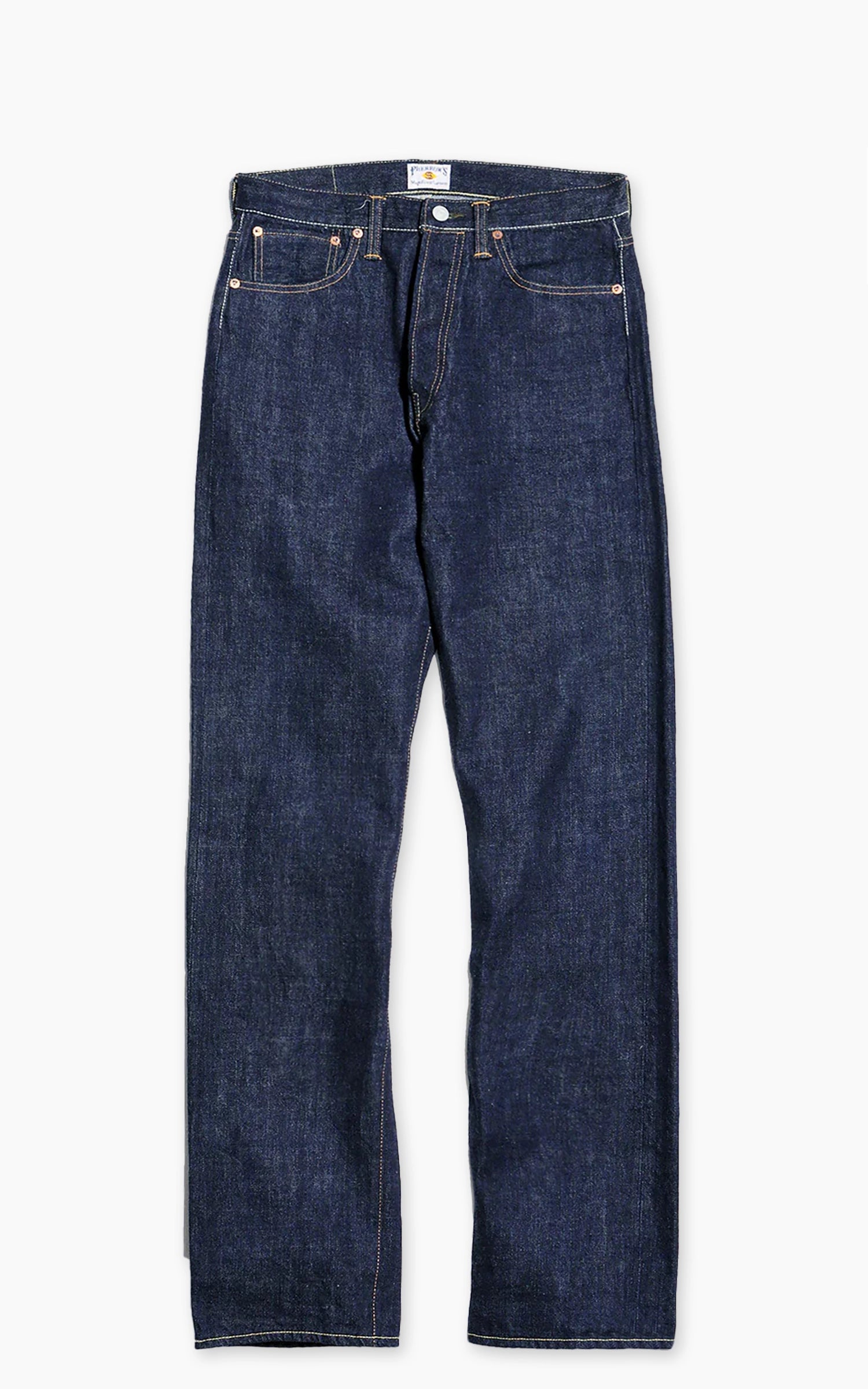 Pherrow's 521SW Straight Selvedge Jeans Indigo