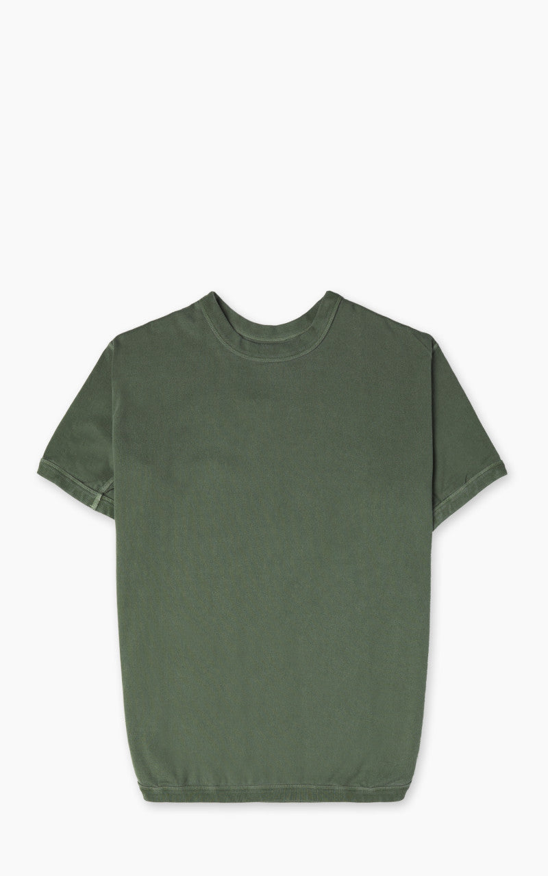 Fullcount 5222-25 Flat Seam Heavyweight T-Shirt Pigment Dyed Evergreen