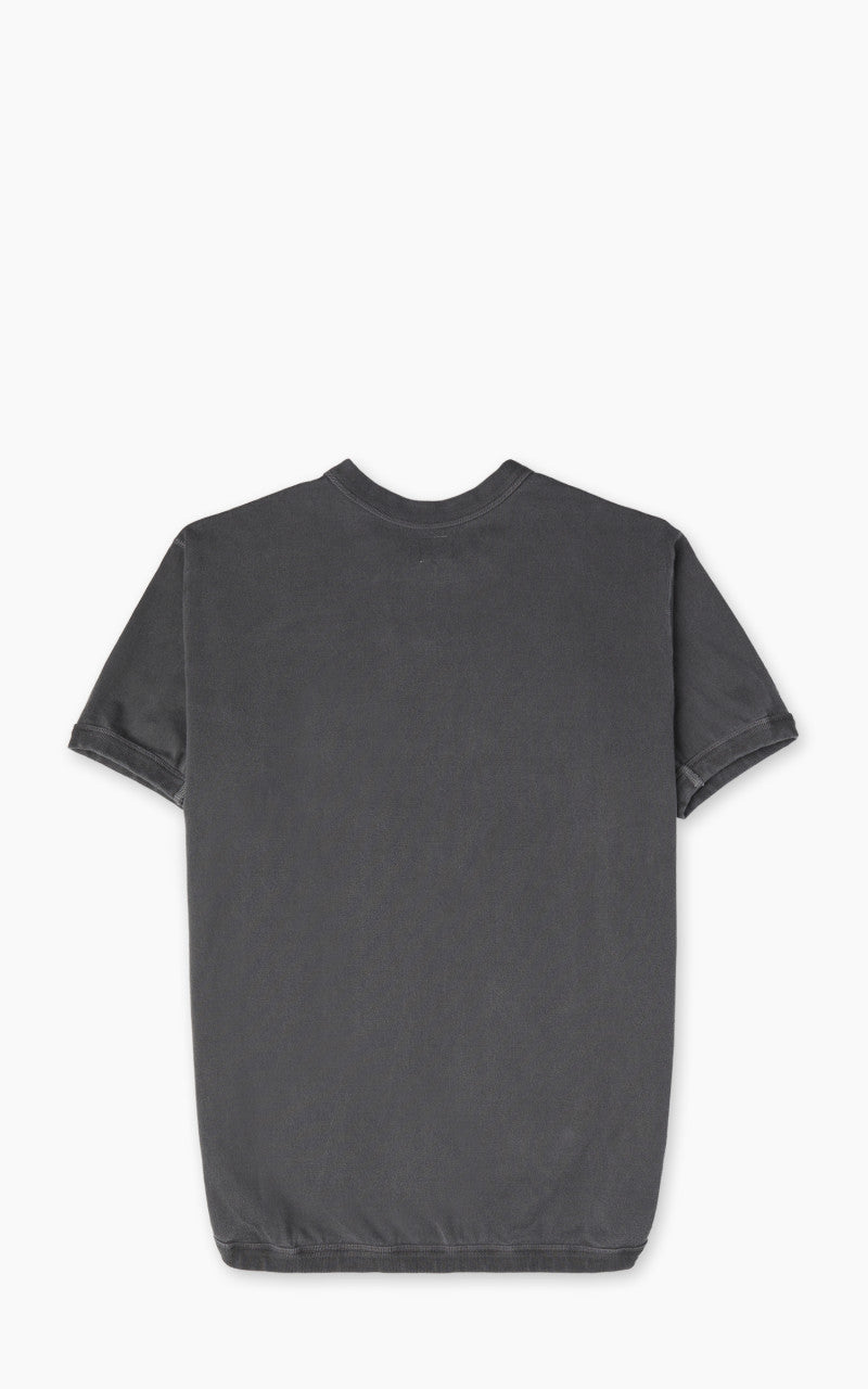 Fullcount 5222-25 Flat Seam Heavyweight T-Shirt Pigment Dyed Ink Black