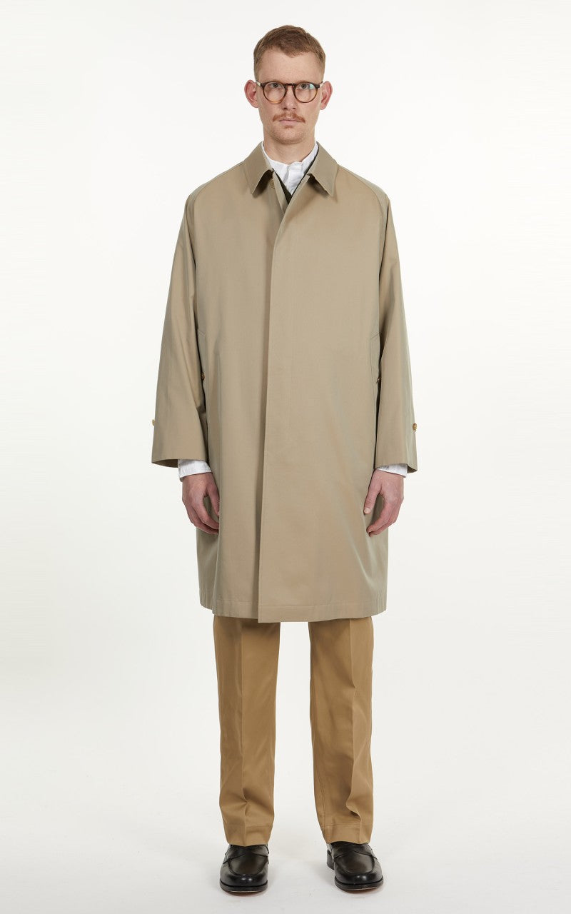 Anatomica Single Raglan I Coat Gabardine Beige