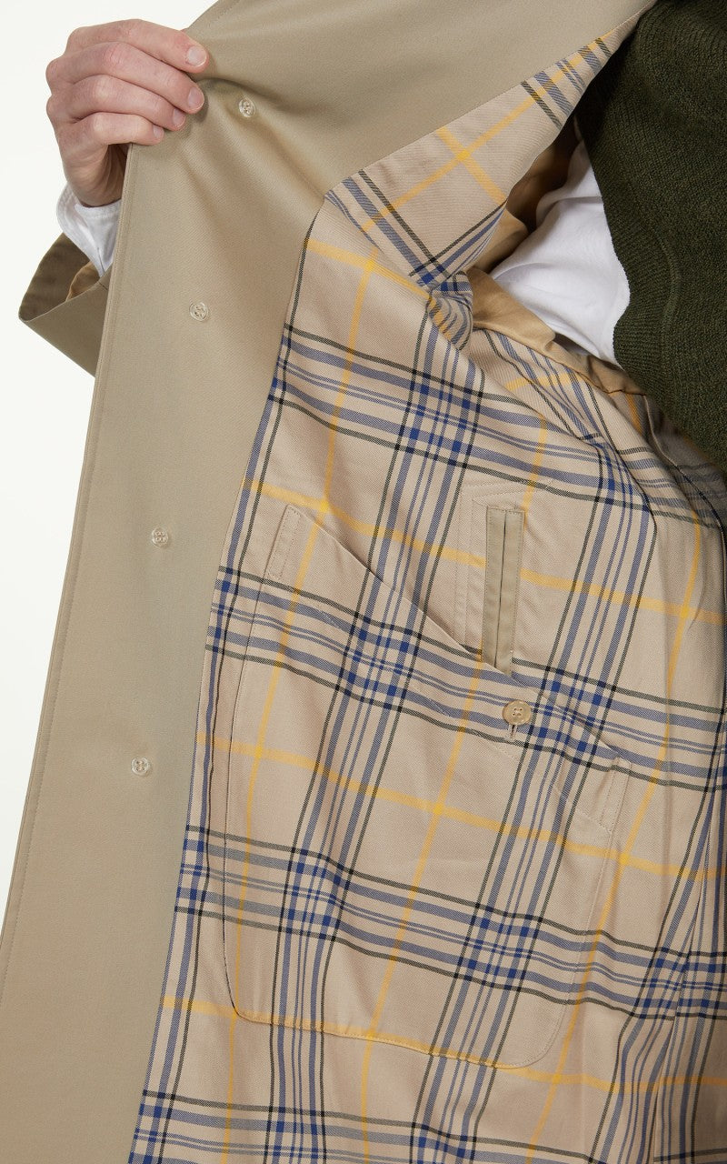 Anatomica Single Raglan I Coat Gabardine Beige