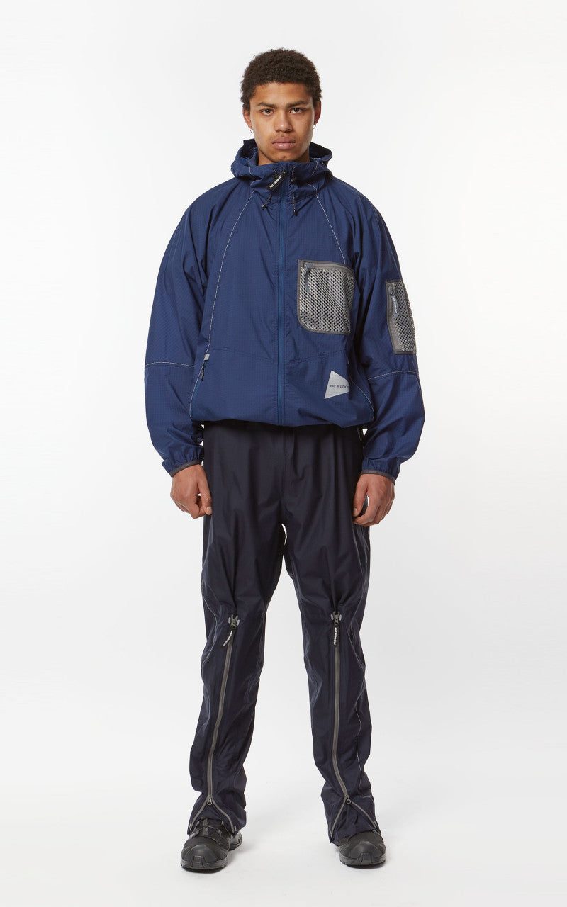 and wander 3L UL Rain Pants Navy