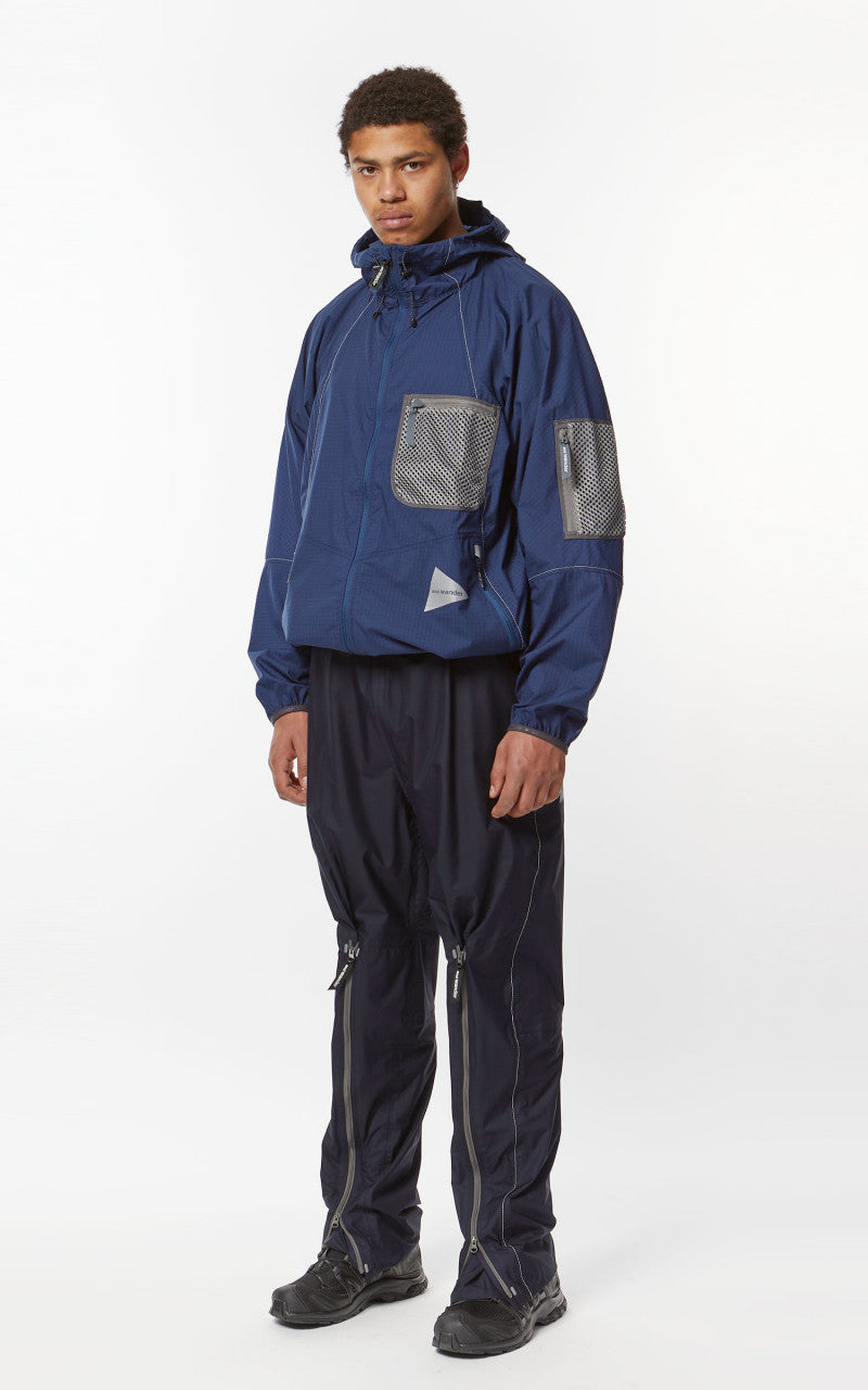 and wander 3L UL Rain Pants Navy