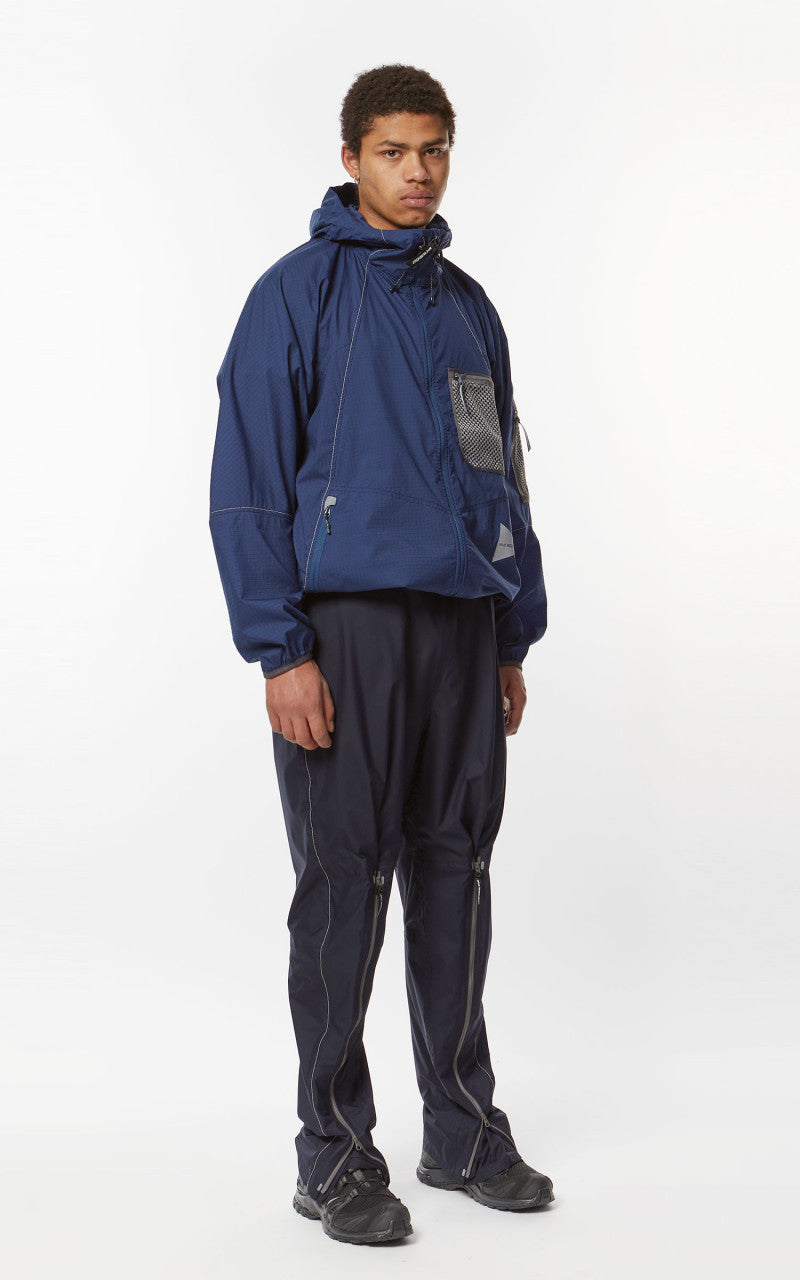 and wander 3L UL Rain Pants Navy