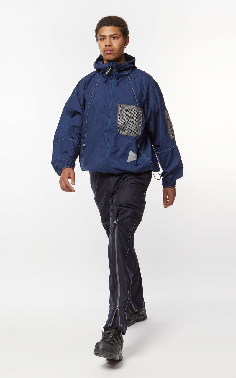 and wander 3L UL Rain Pants Navy