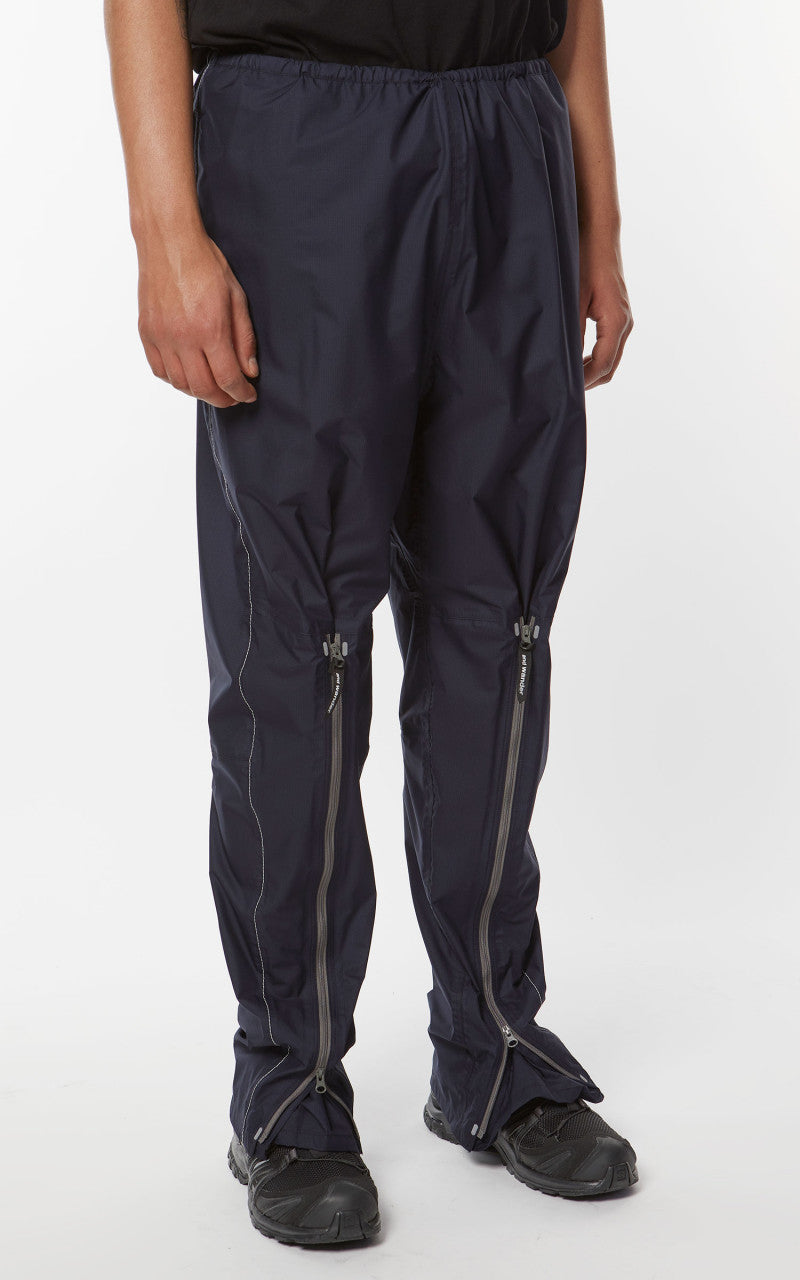 and wander 3L UL Rain Pants Navy