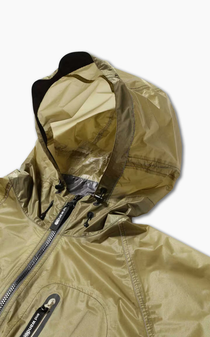 and wander Fly Rain Long Coat Beige