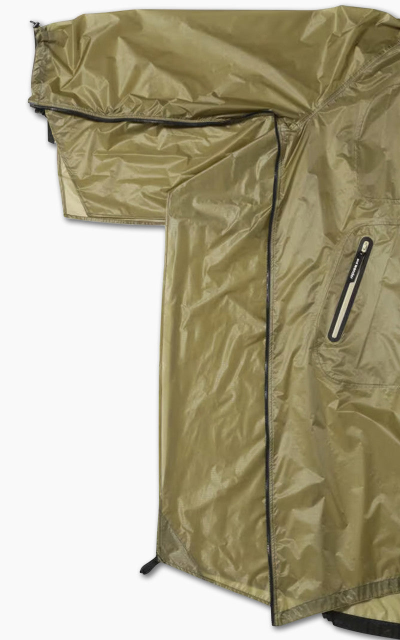 and wander Fly Rain Long Coat Beige