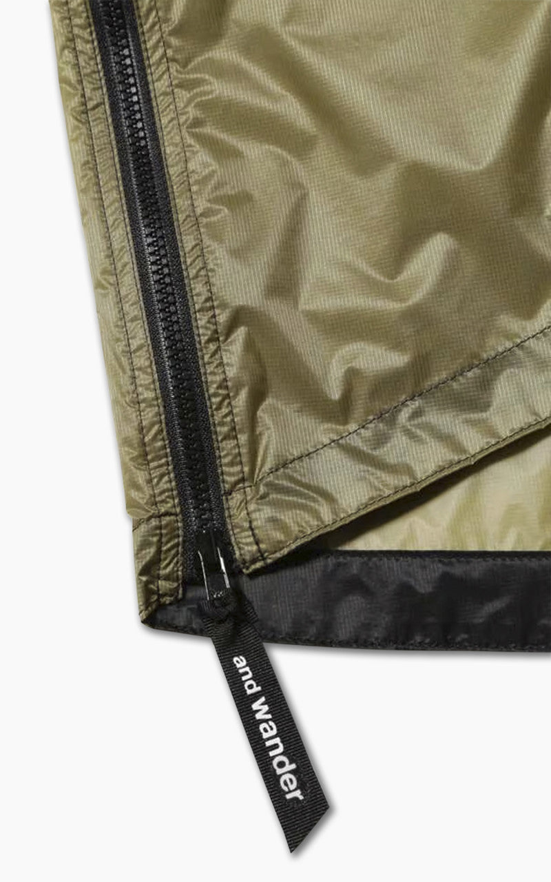 and wander Fly Rain Long Coat Beige