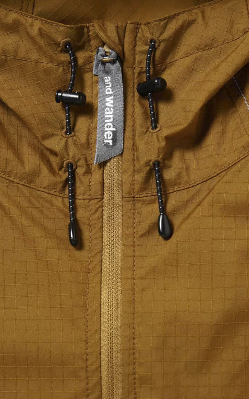 and wander Breath Rip Hoodie Brown