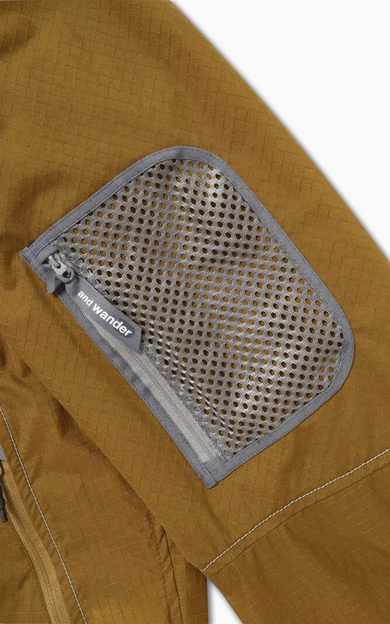 and wander Breath Rip Hoodie Brown