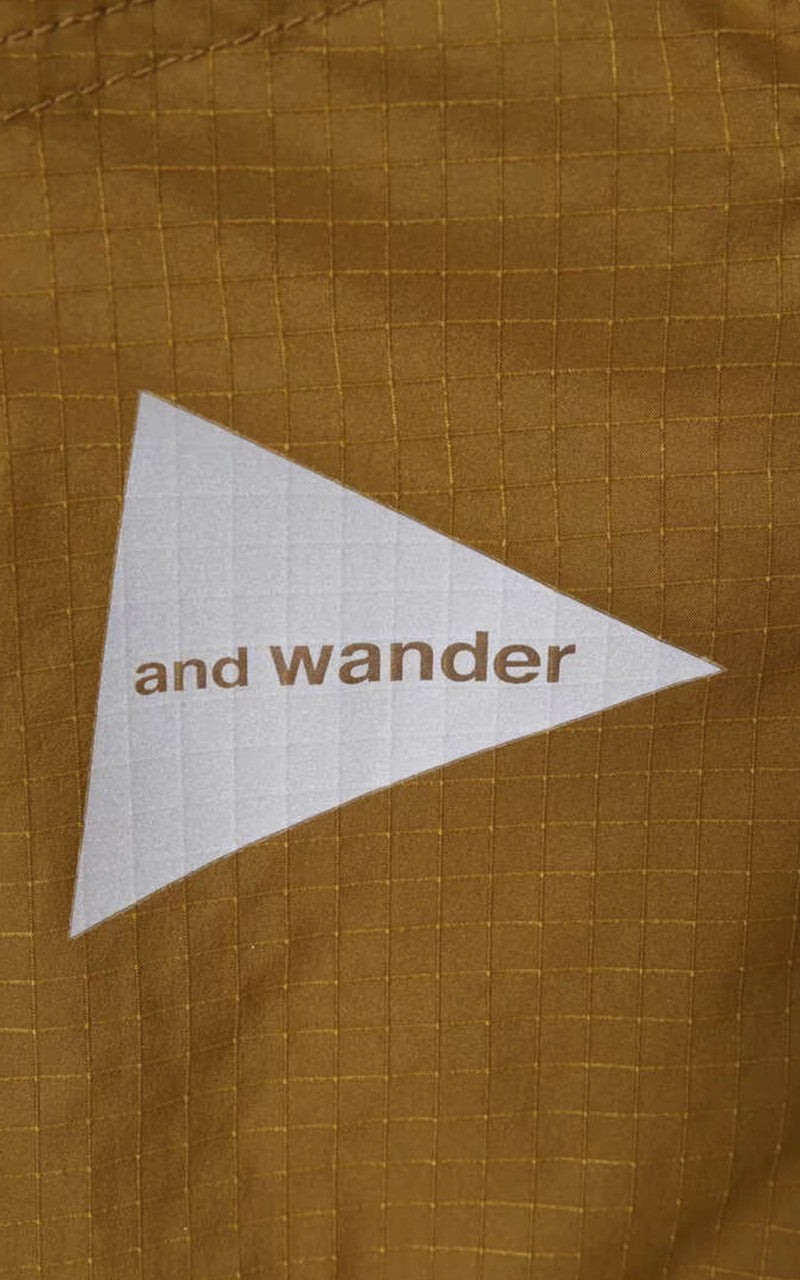 and wander / breath rip ブラウン and wander Breath Rip Hoodie Brown