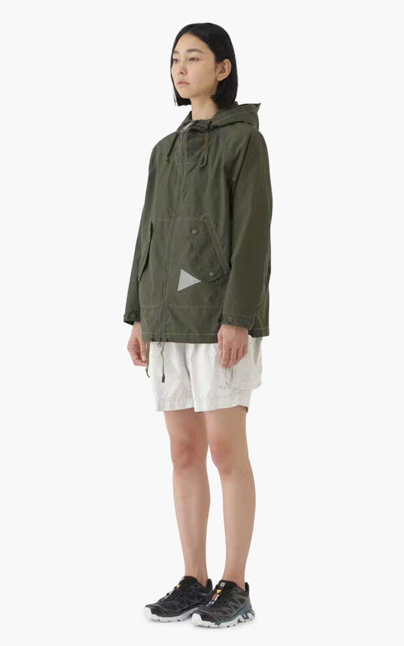 and wander Kevlar Hoodie Jacket Green