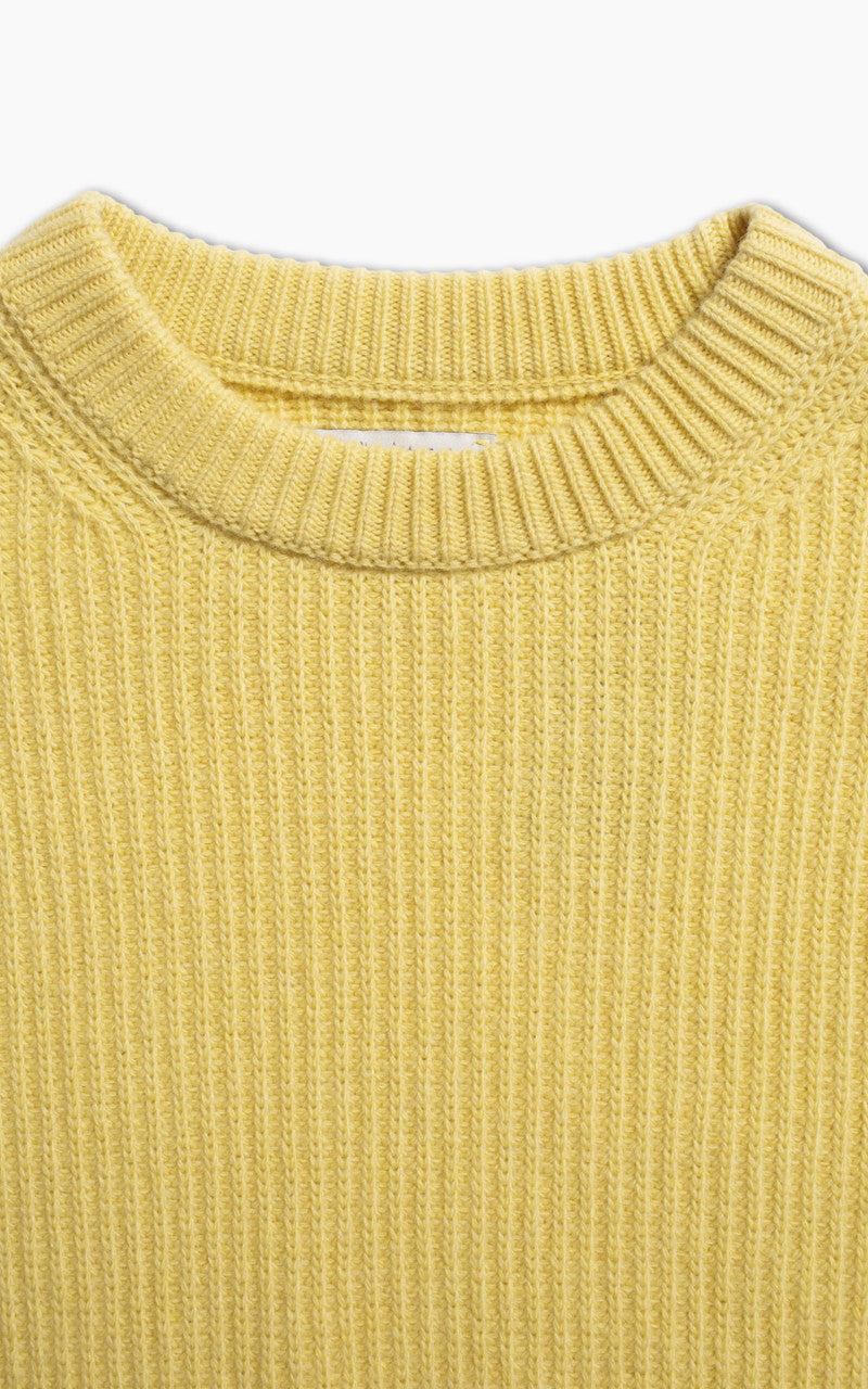 Nudie Jeans August Rib Wool Sweater Citra