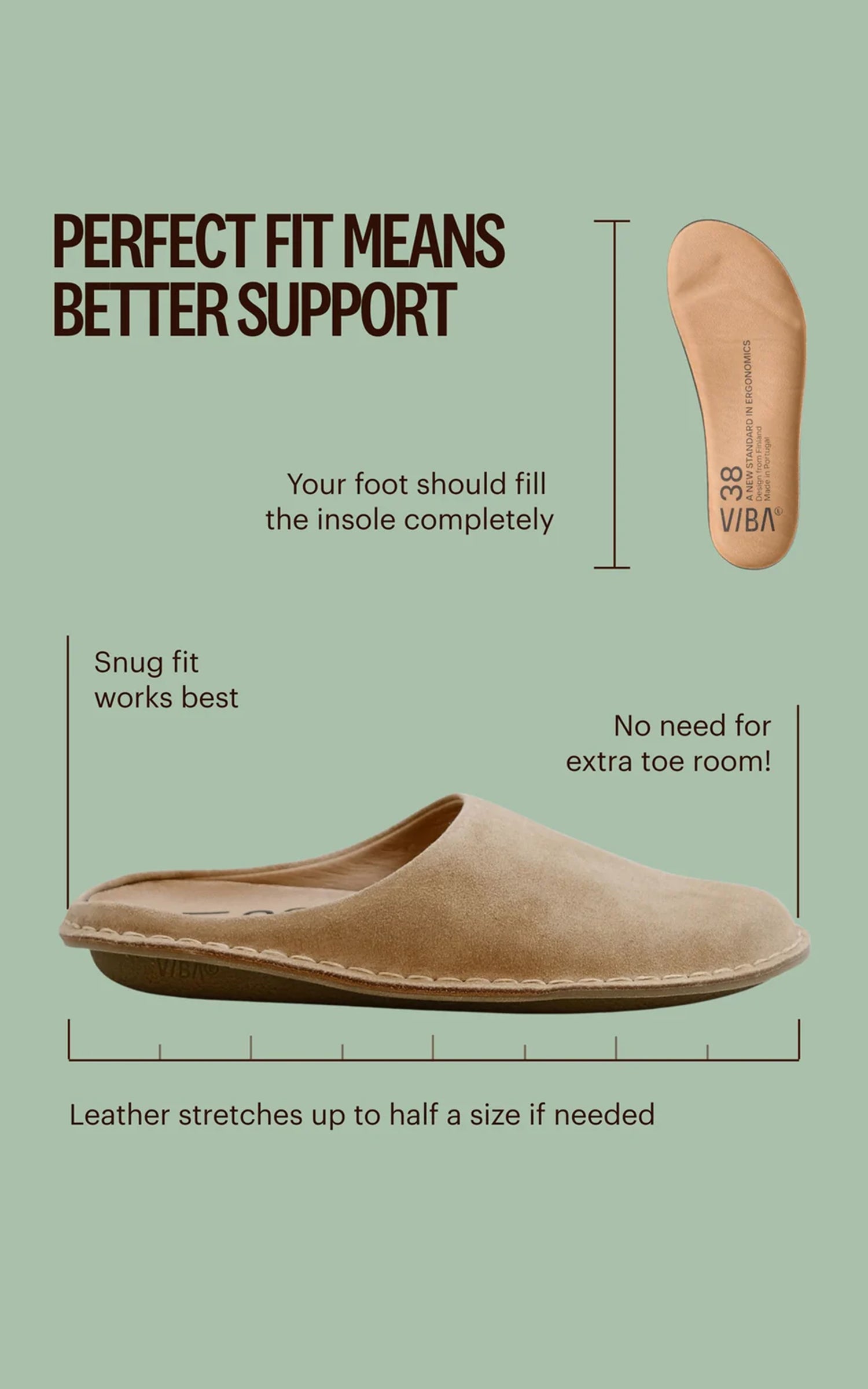 VIBAe ROMA Bio Suede Desert Tan