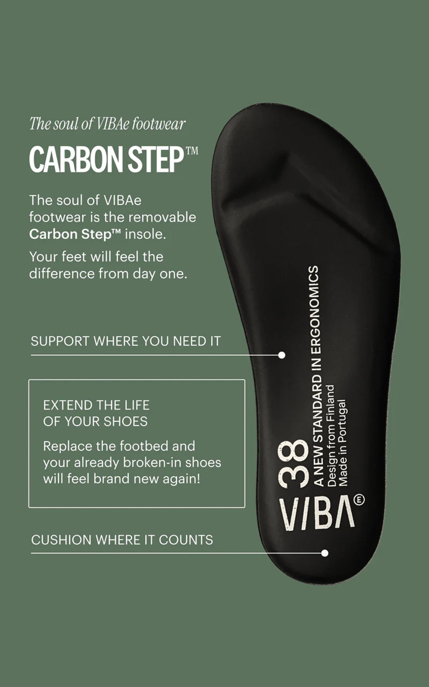 VIBAe ROMA Leather Preto Black