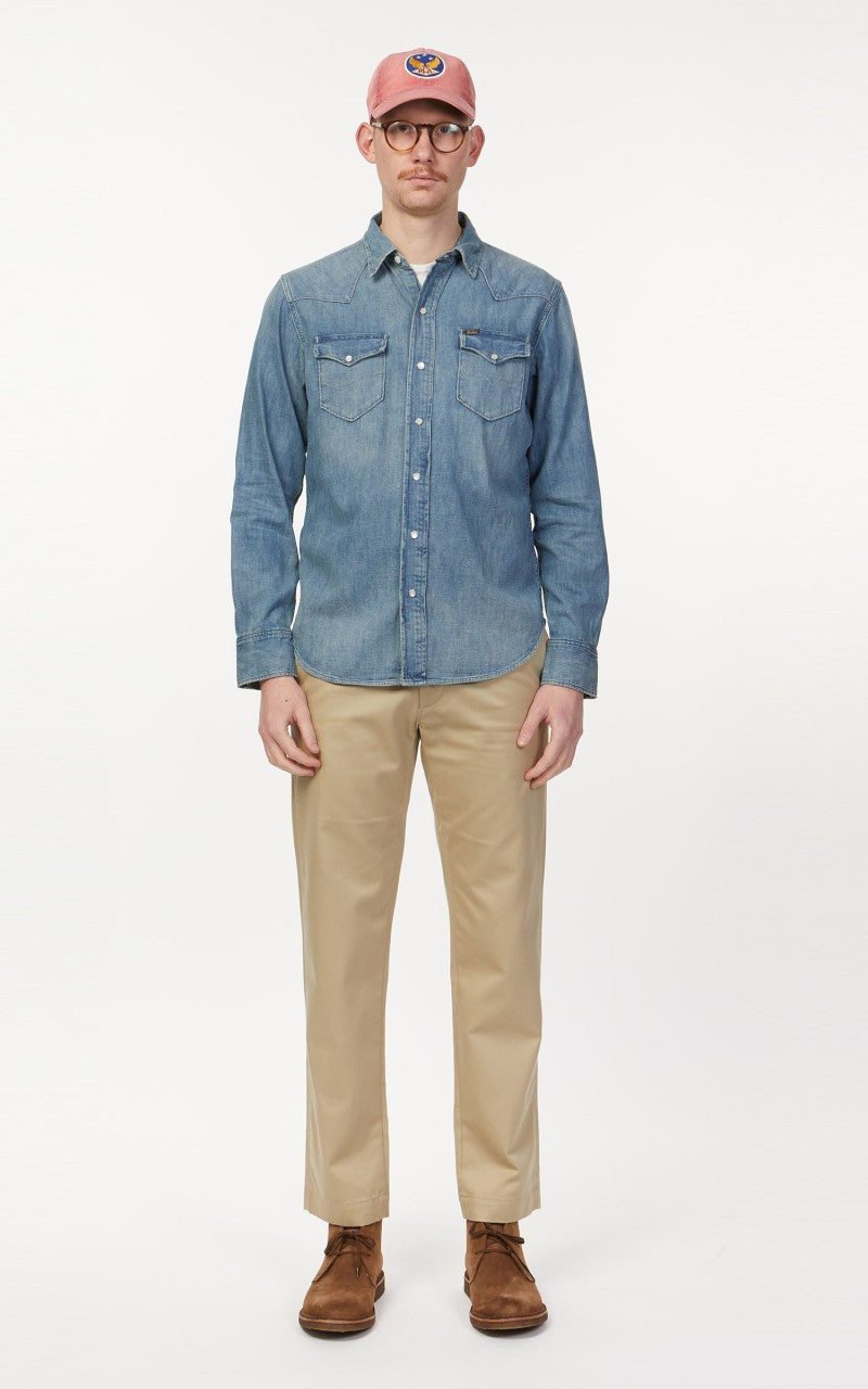 Polo Ralph Lauren Icon Western Shirt Blue