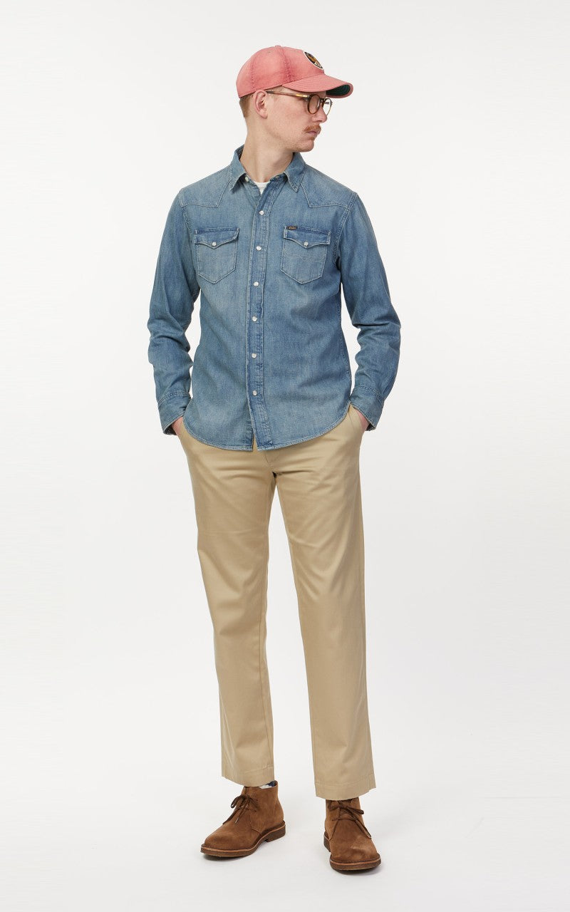 Polo Ralph Lauren Icon Western Shirt Blue