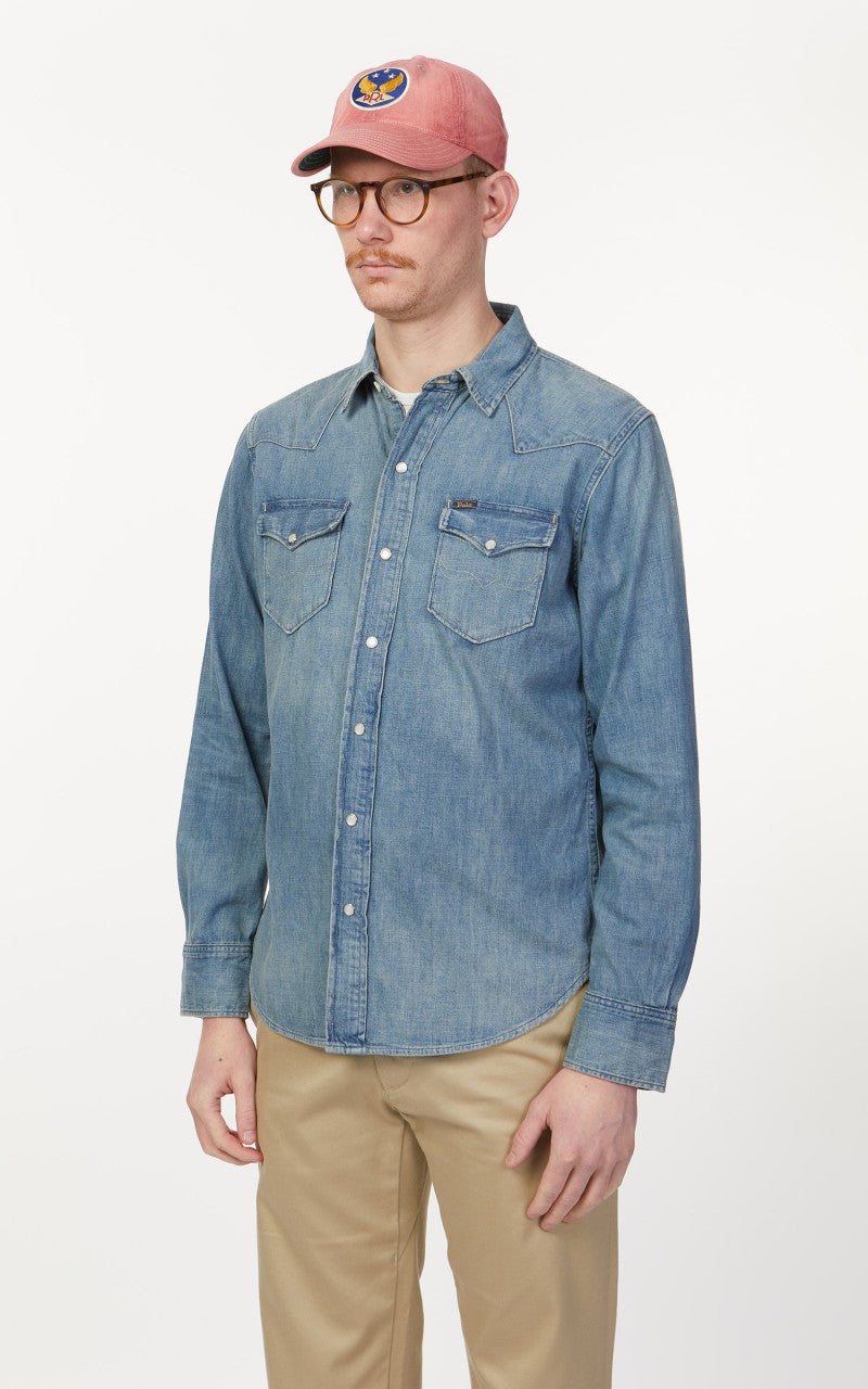 Polo Ralph Lauren Icon Western Shirt Blue