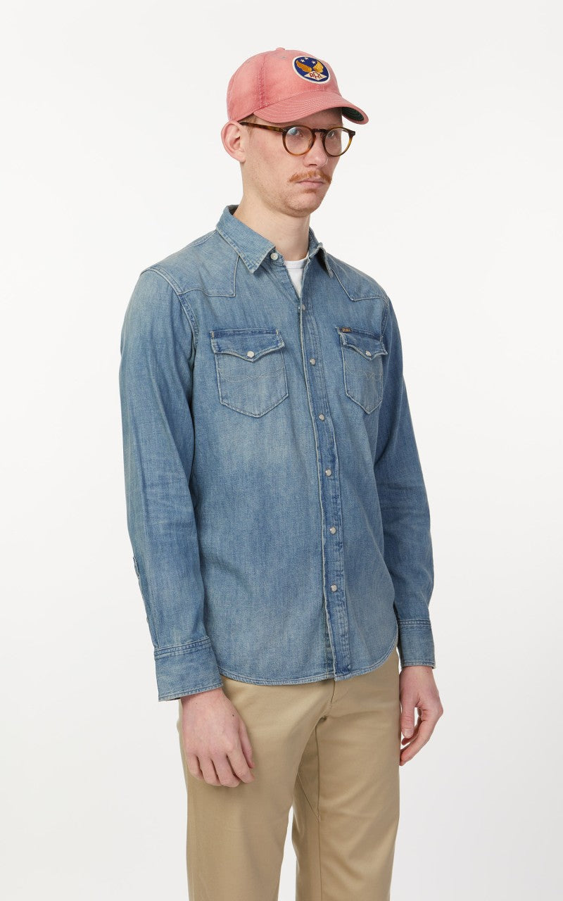 Polo Ralph Lauren Icon Western Shirt Blue