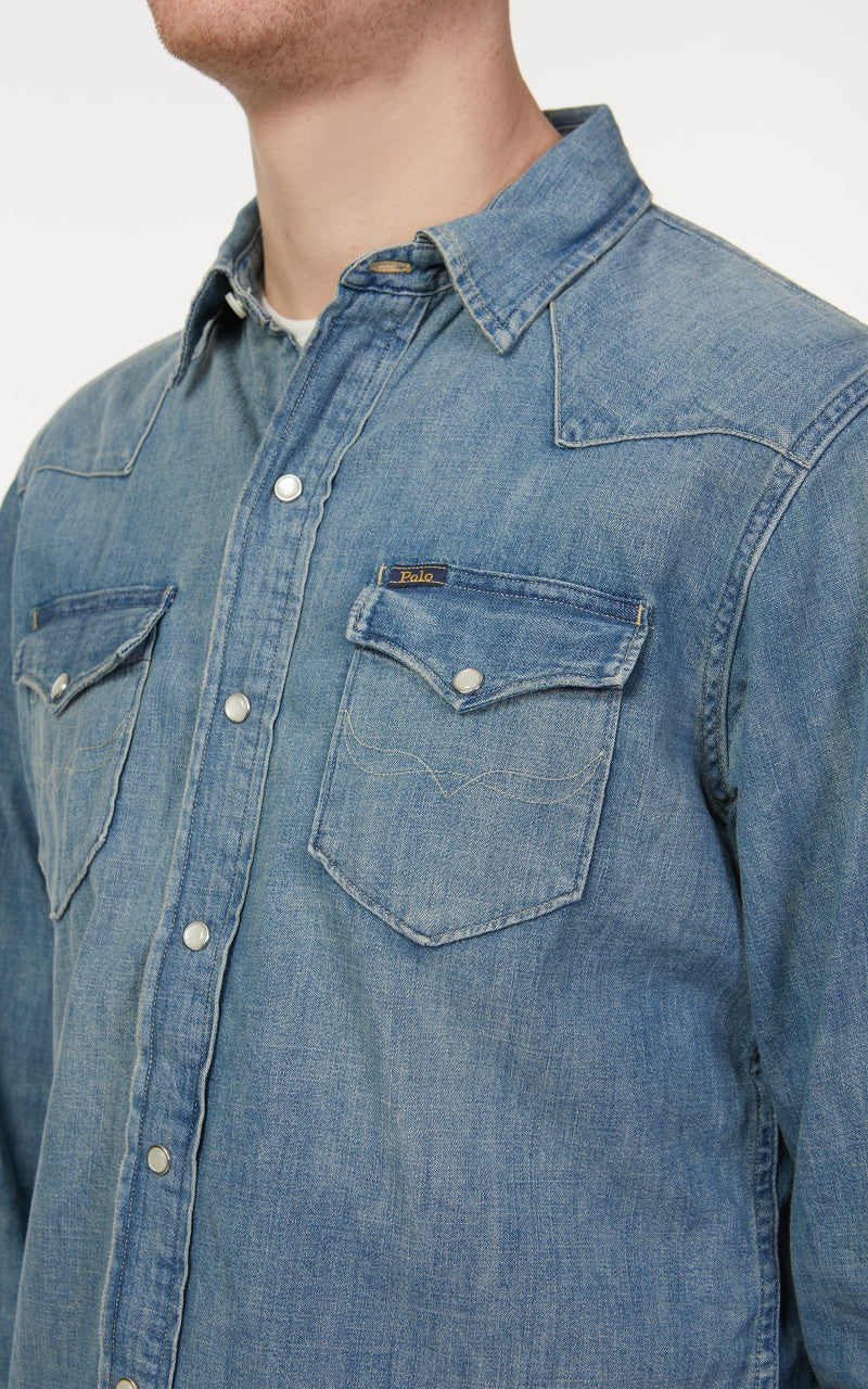 Polo Ralph Lauren Icon Western Shirt Blue