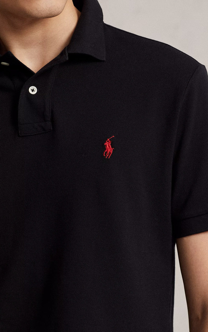 Polo Ralph Lauren Mesh Polo Shirt Black