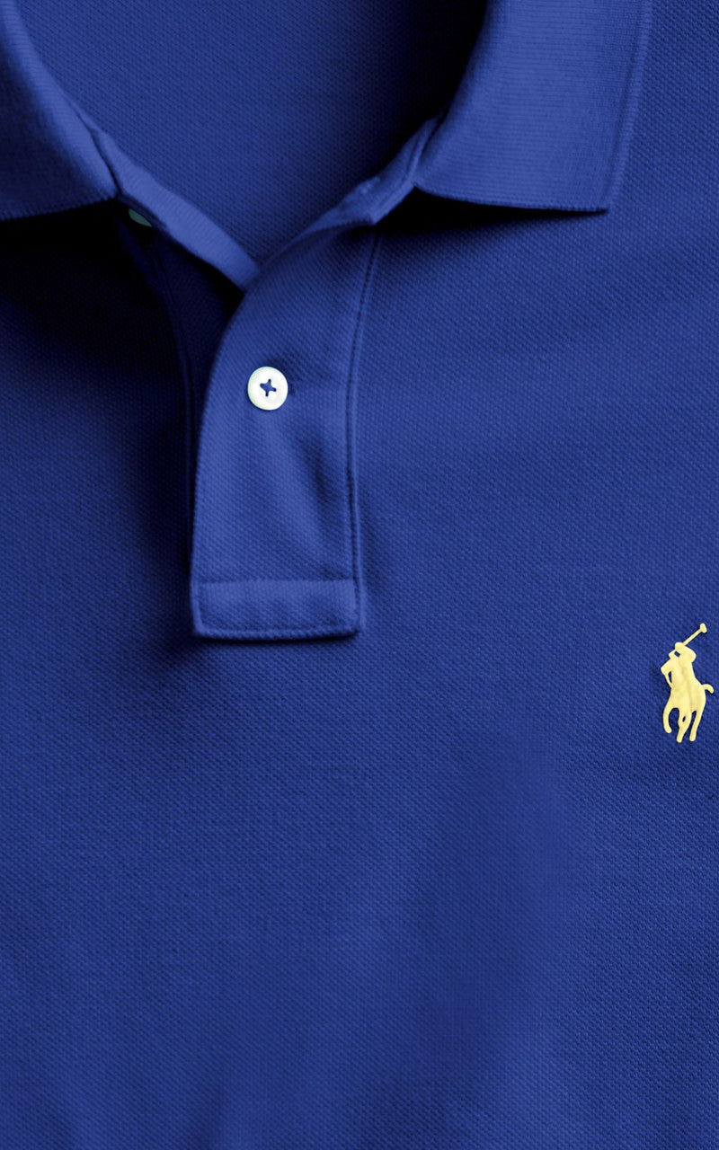 Polo Ralph Lauren Mesh Polo Shirt Fall Royal