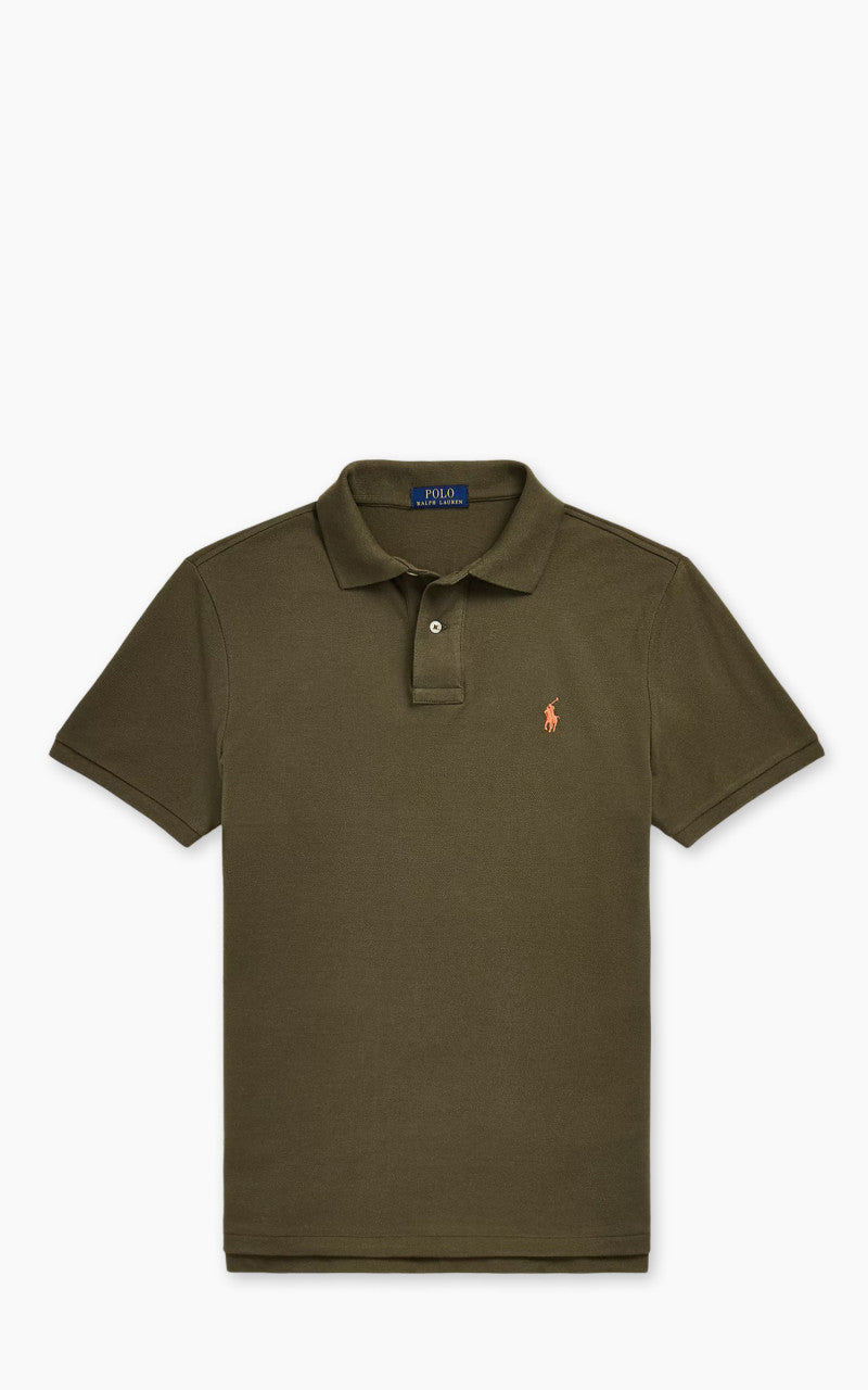 Polo Ralph Lauren Mesh Polo Shirt Canopy Olive