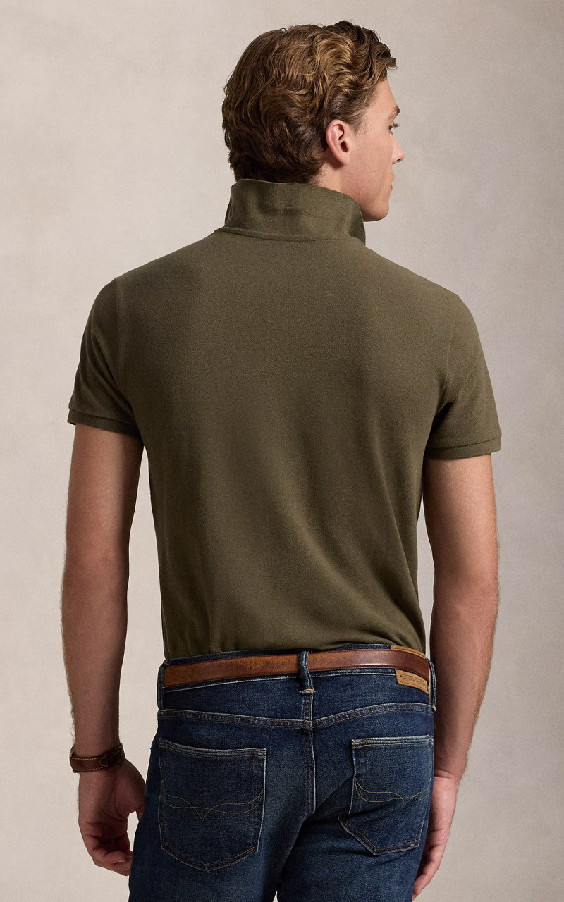Polo Ralph Lauren Mesh Polo Shirt Canopy Olive