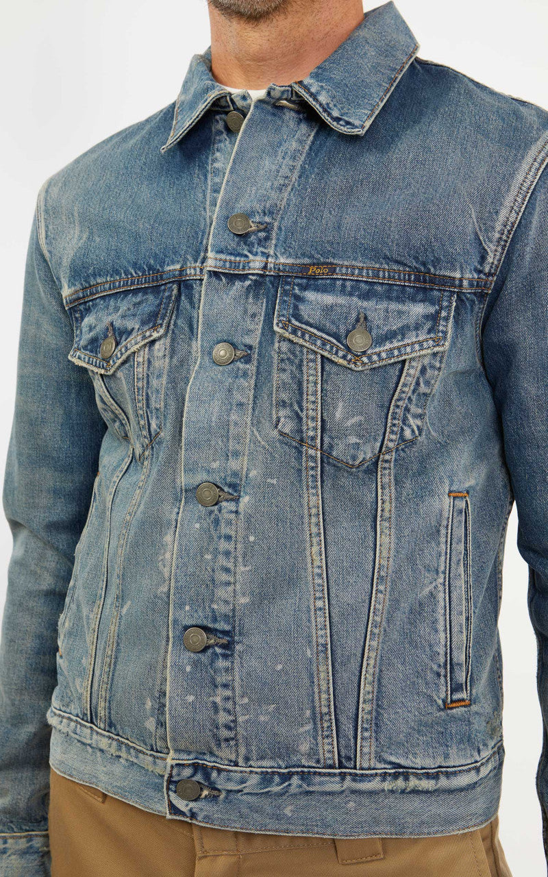 Polo Ralph Lauren Icon Trucker Denim Jacket Decker