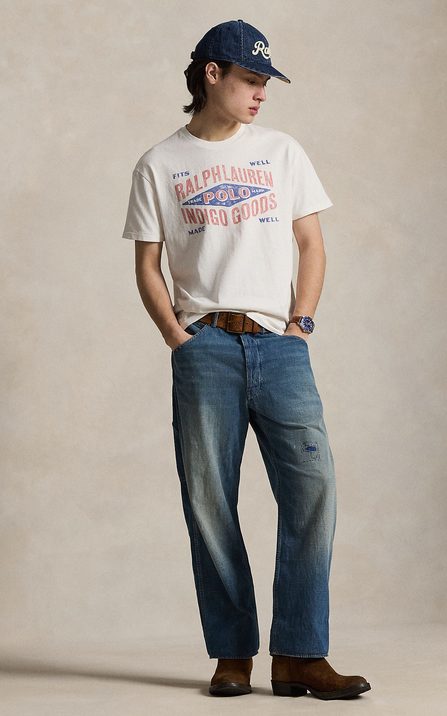 Polo Ralph Lauren Classic Fit Jersey Graphics T-Shirt Nevis