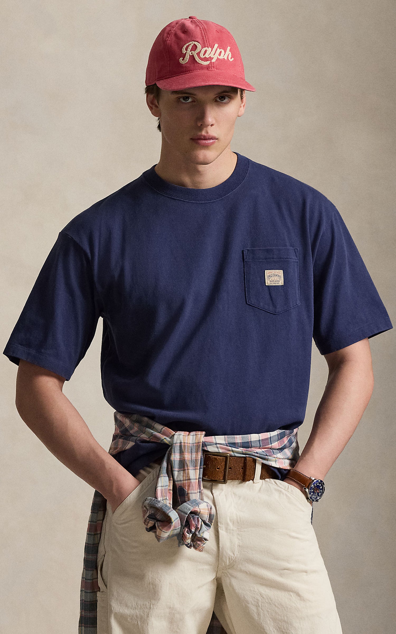 Polo Ralph Lauren Relaxed Fit Heavyweight Jersey T-Shirt Dark Cobalt