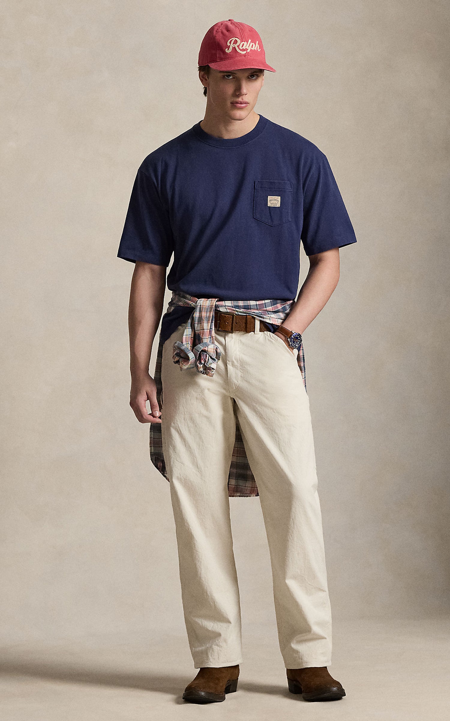 Polo Ralph Lauren Relaxed Fit Heavyweight Jersey T-Shirt Dark Cobalt