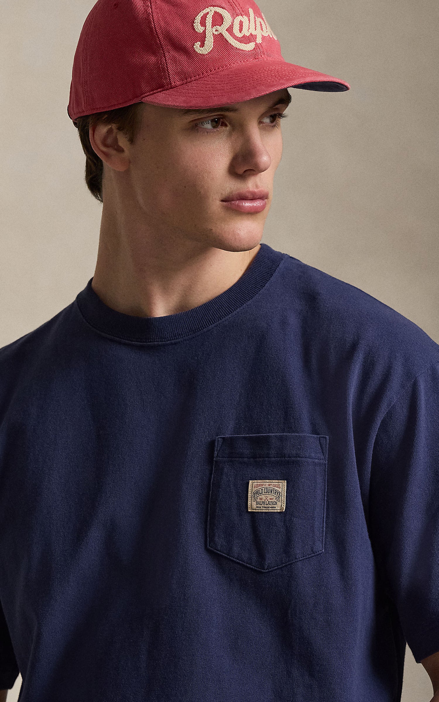 Polo Ralph Lauren Relaxed Fit Heavyweight Jersey T-Shirt Dark Cobalt