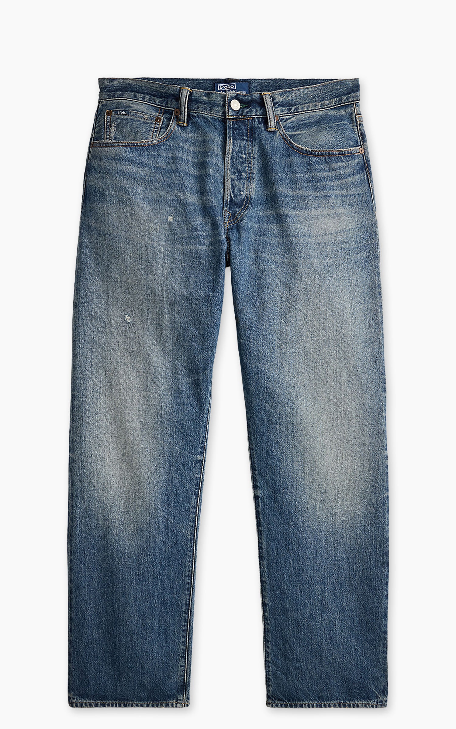 Polo Ralph Lauren Vintage Classic Distressed Jean Kensington Wash