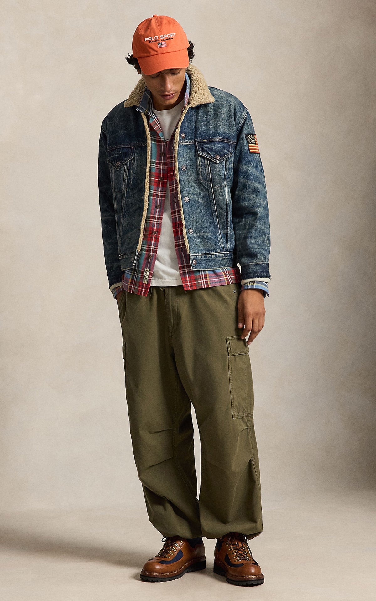 Polo Ralph Lauren Fleece-Lined Denim Trucker Jacket Earlton
