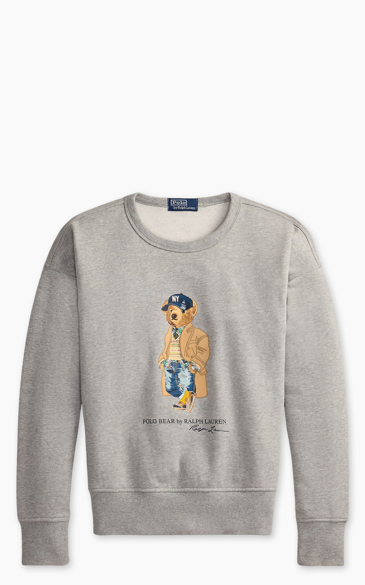 Polo Ralph Lauren Vintage Fit Polo Bear Sweatshirt Andover Heather